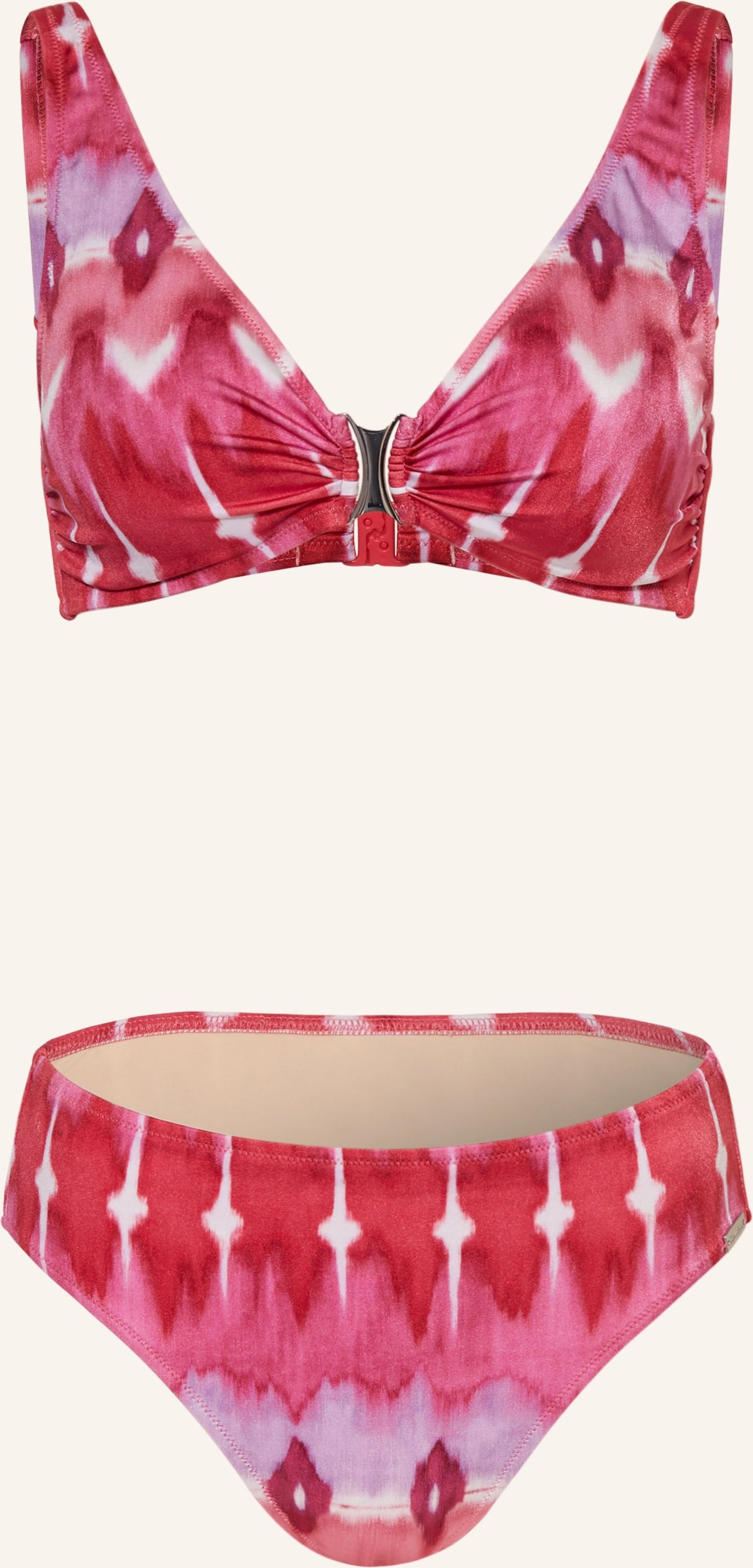 Charmline Bralette-Bikini Ikat Energy pink