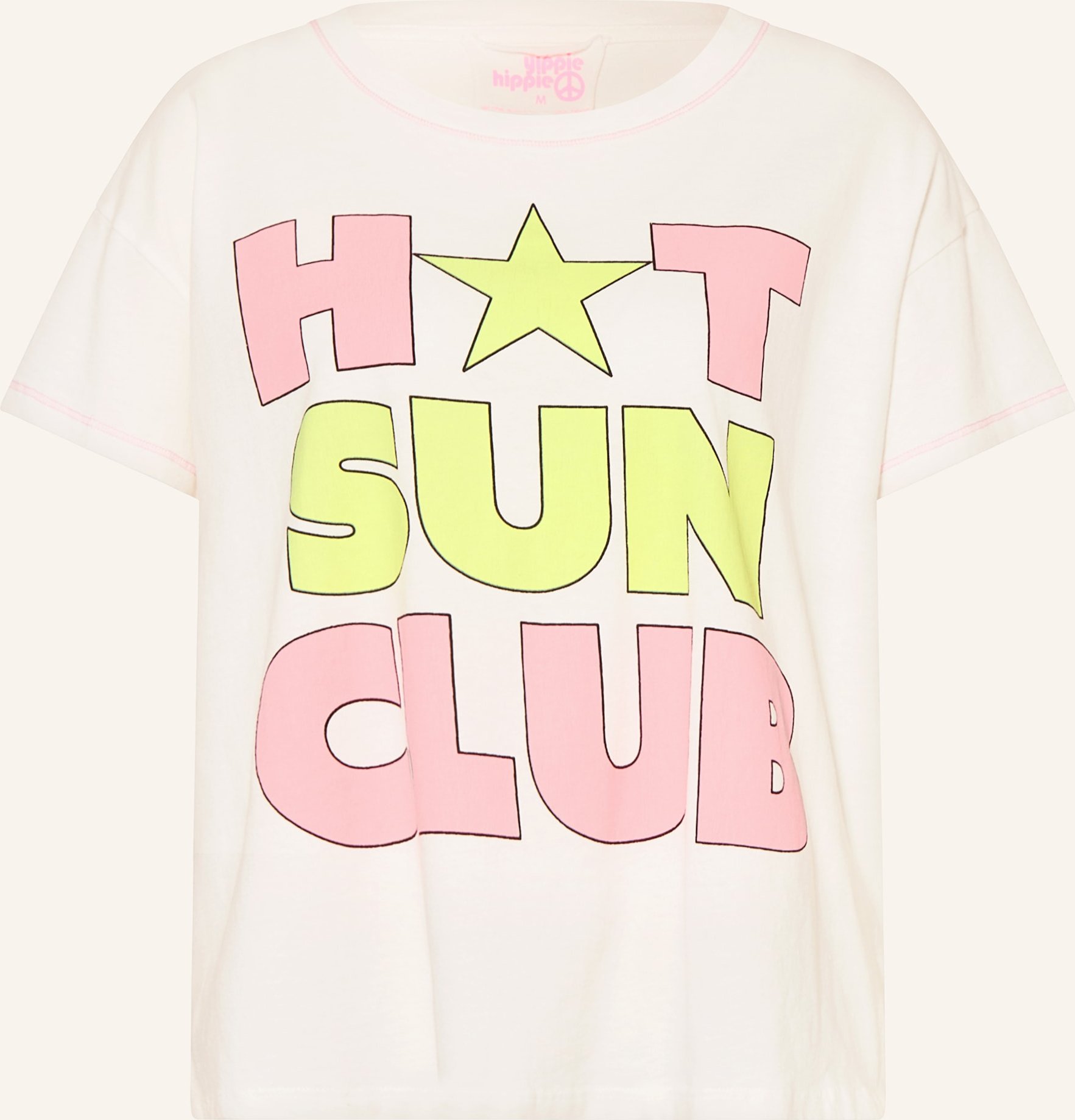 Yippie Hippie T-Shirt weiss