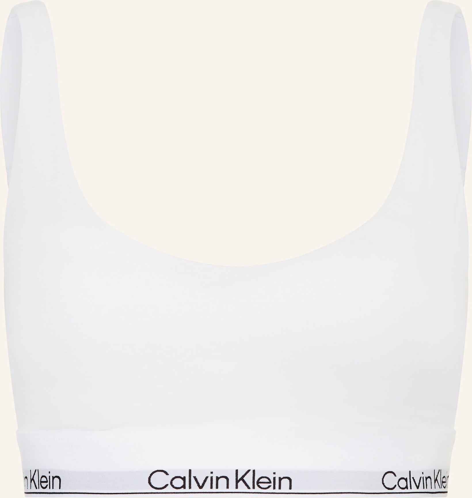 Calvin Klein Bustier Icon Cotton Modal weiss