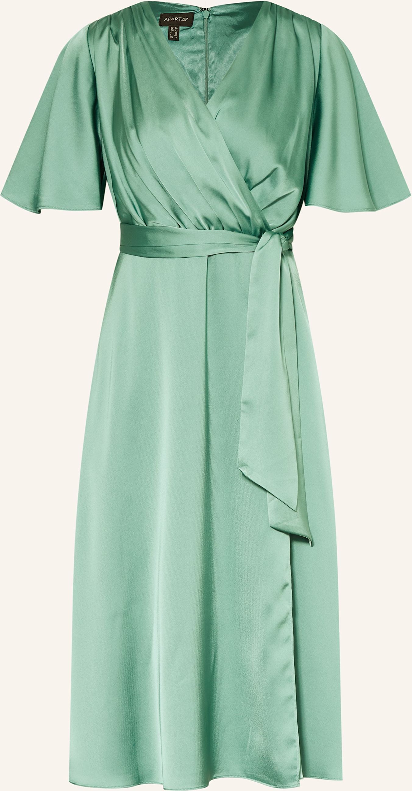 Thumbnail - Apart Cocktailkleid Aus Satin gruen