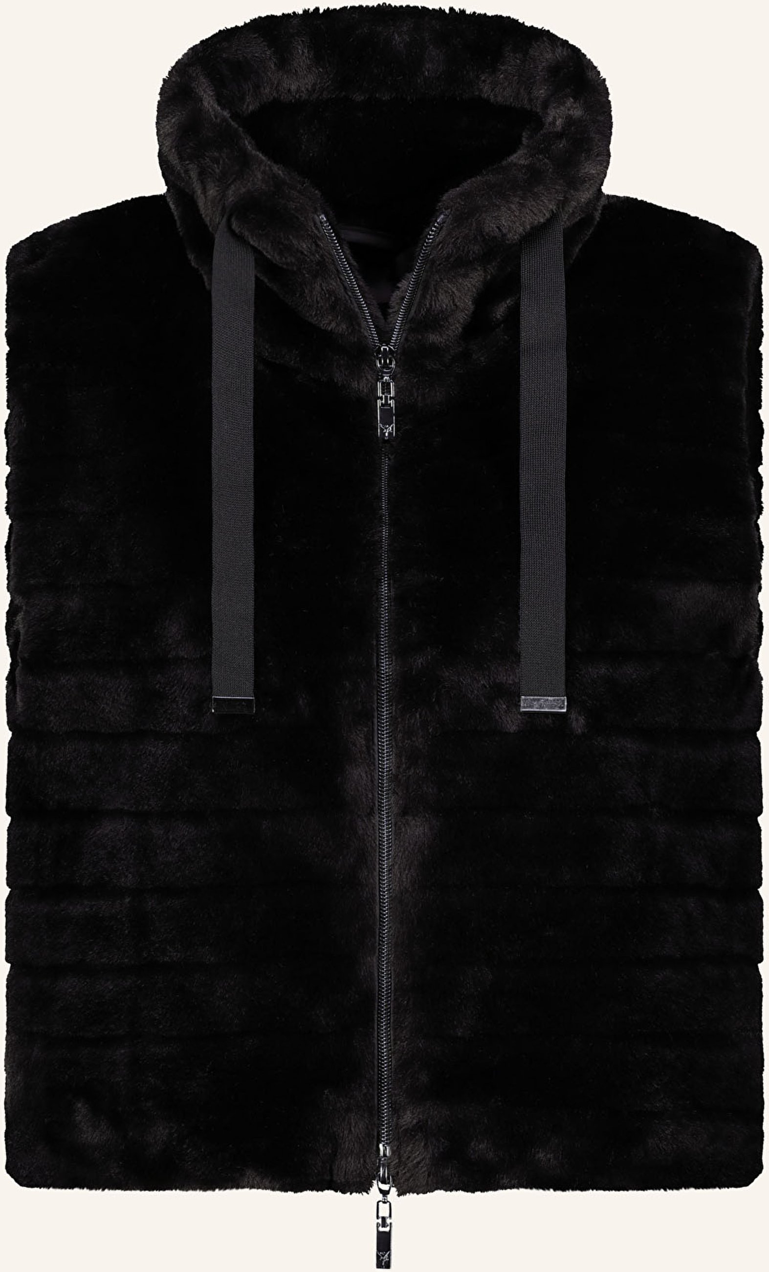 Thumbnail - Monari Kunstfell-Weste schwarz