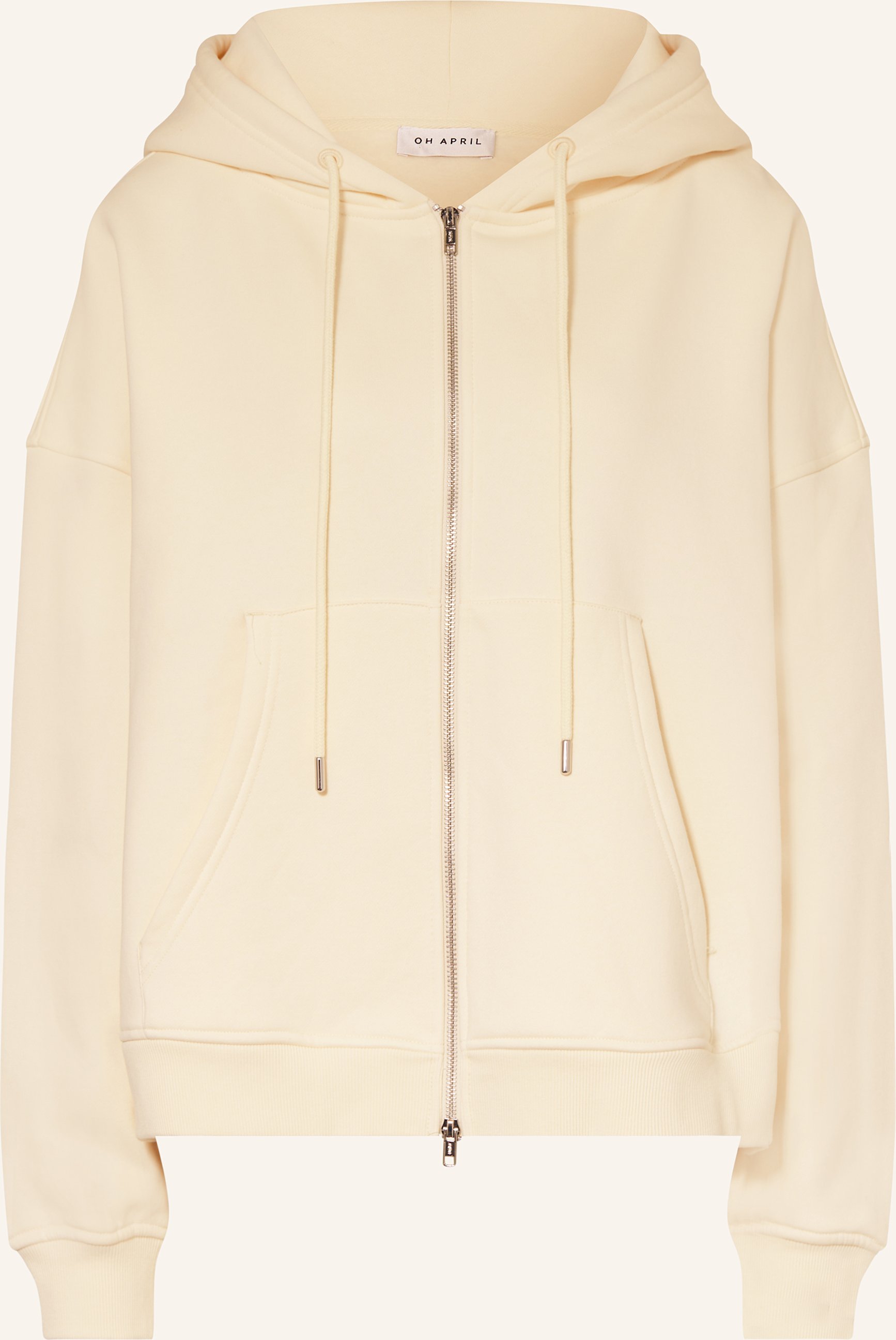 Thumbnail - Oh April Oversized-Sweatjacke Bf beige
