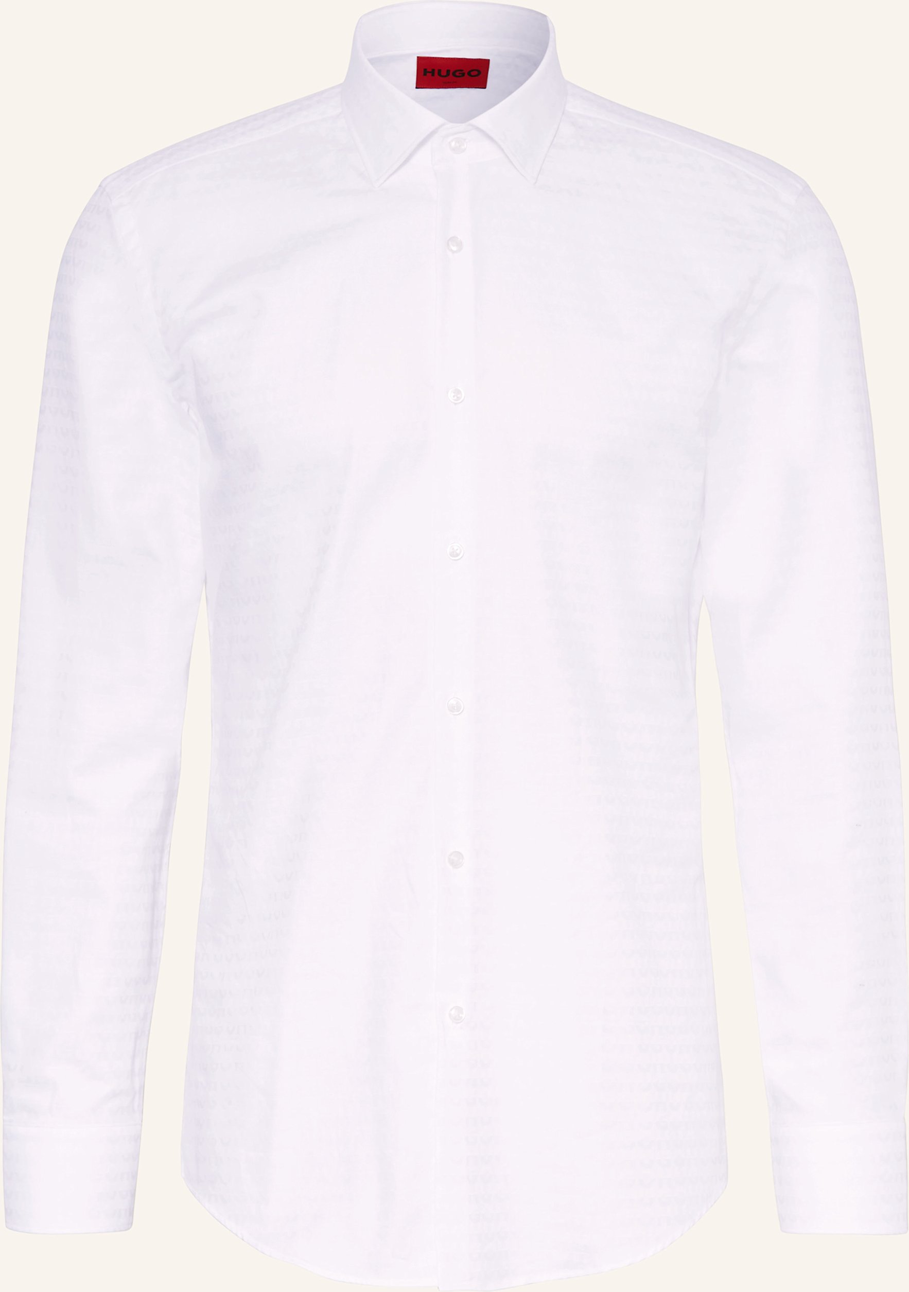 Hugo Hemd Kenno Slim Fit weiss