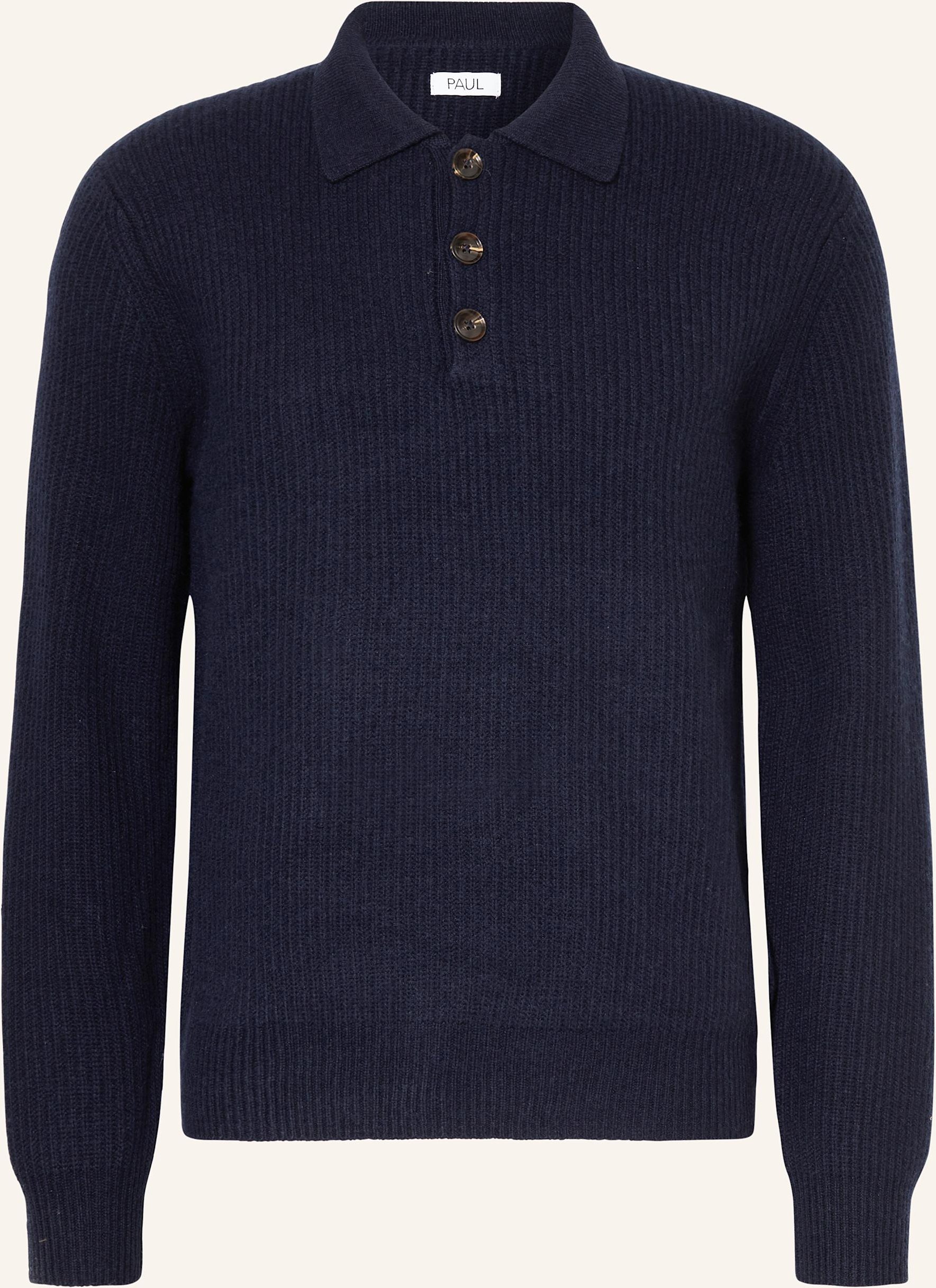 Paul Strick-Poloshirt blau