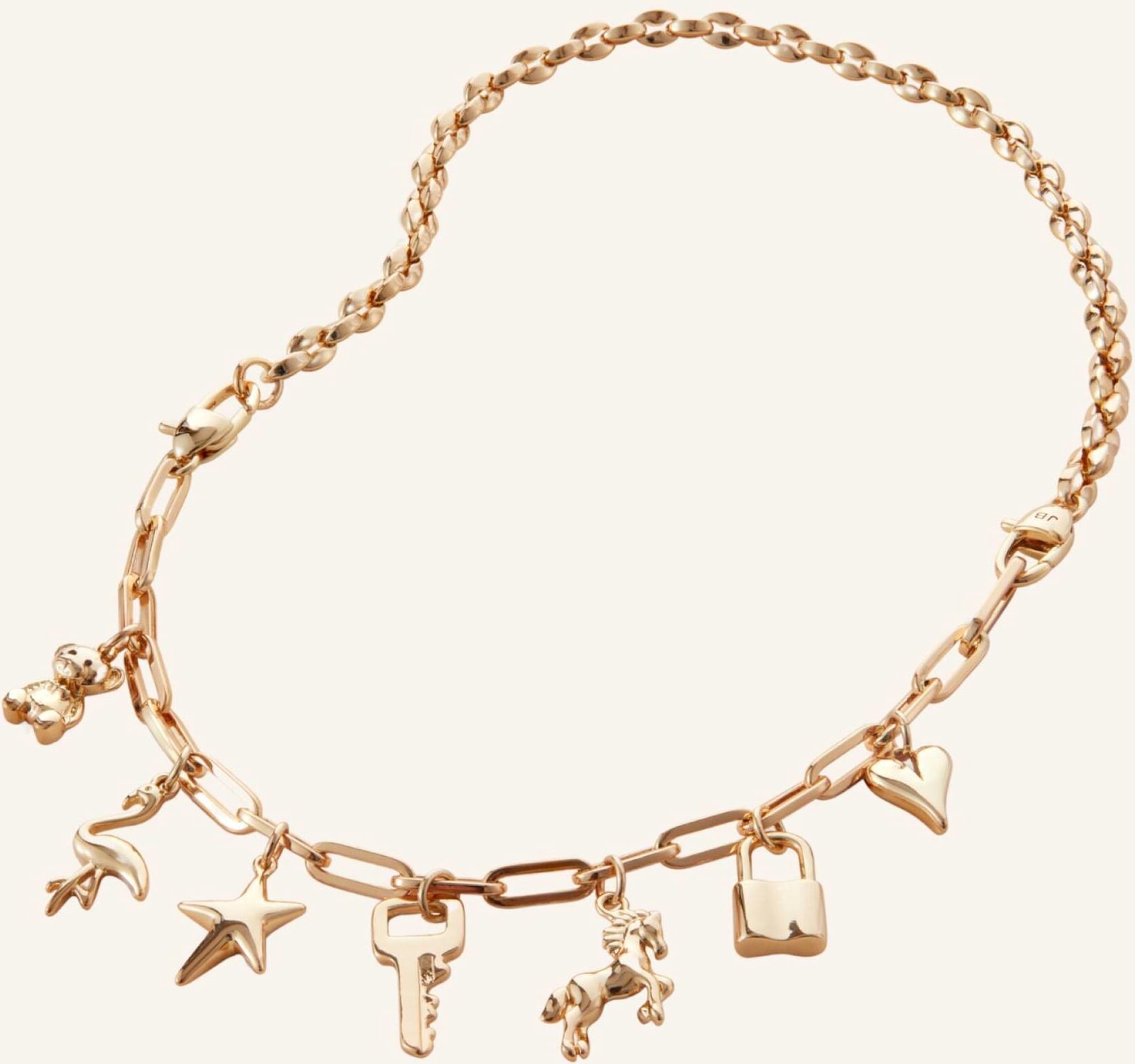 Jenny Bird Halskette Multi-Wear Charm Necklace Kit By Glambou gold