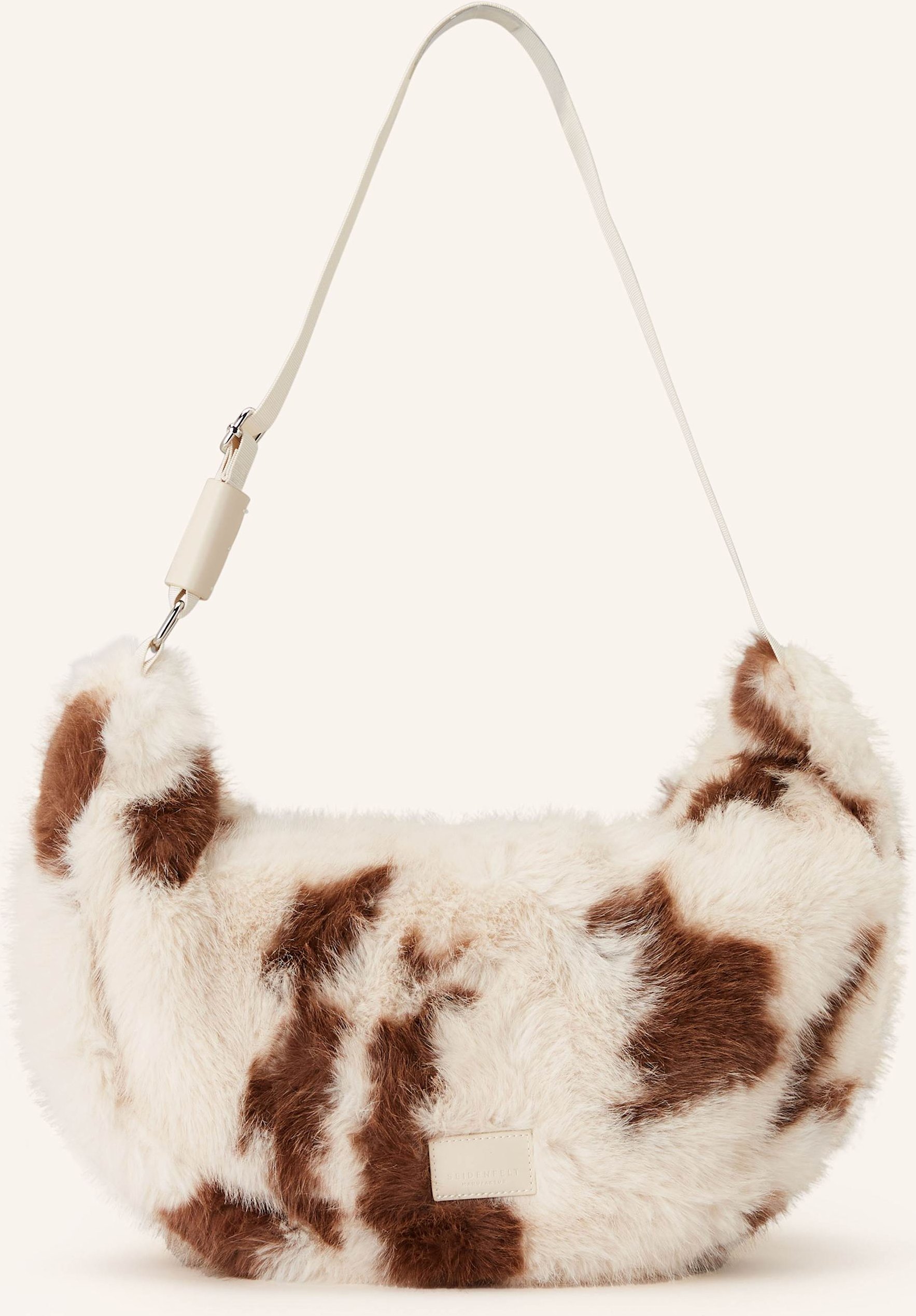 Thumbnail - Seidenfelt Schultertasche Norrlida weiss
