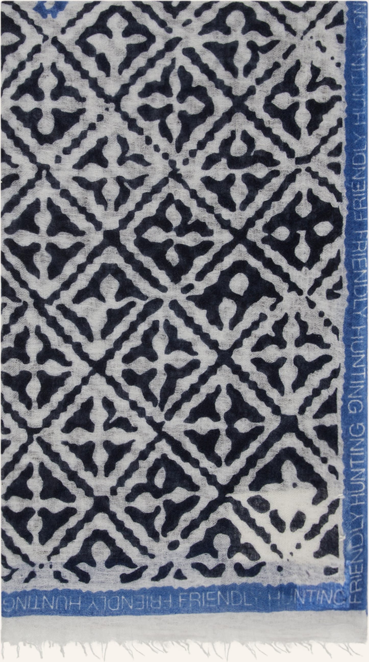 Friendly Hunting Cashmere-Schal Eyes Of Marakech blau