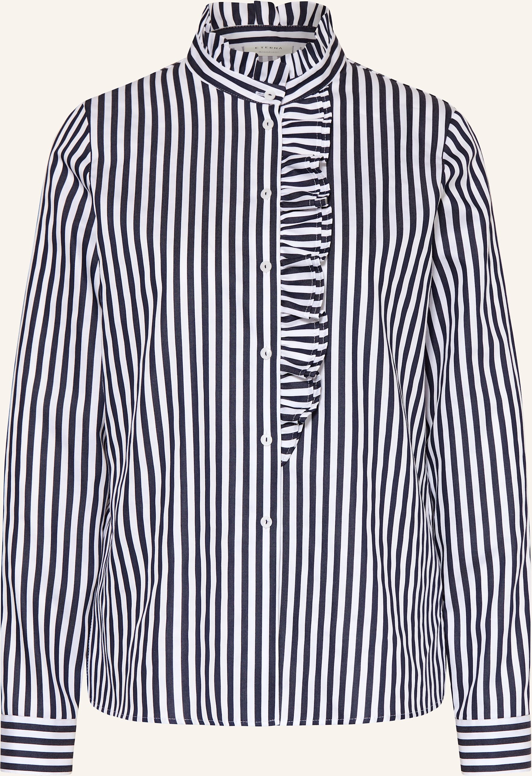 Eterna Bluse Mit Rüschen weiss