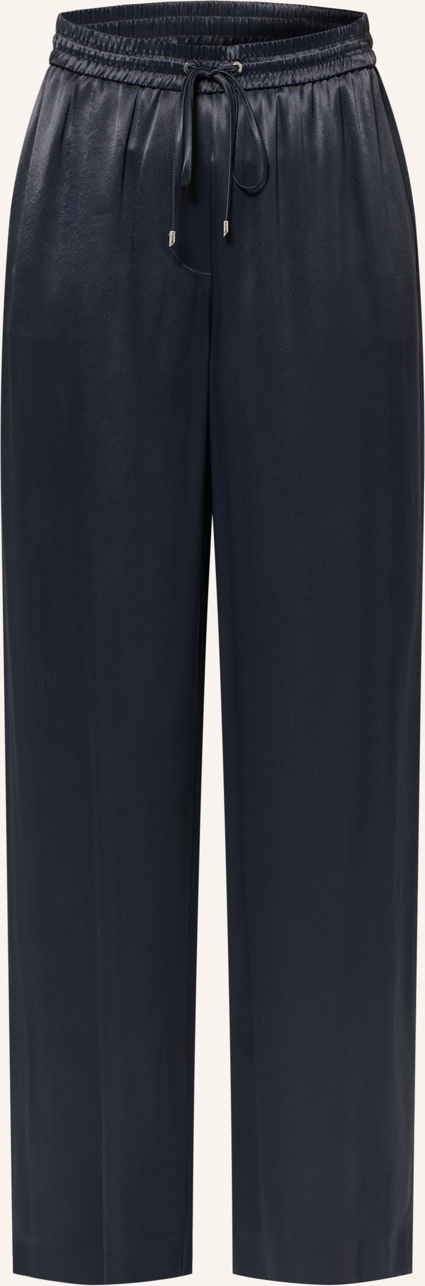 Boss Marlenehose Tavati Aus Satin blau