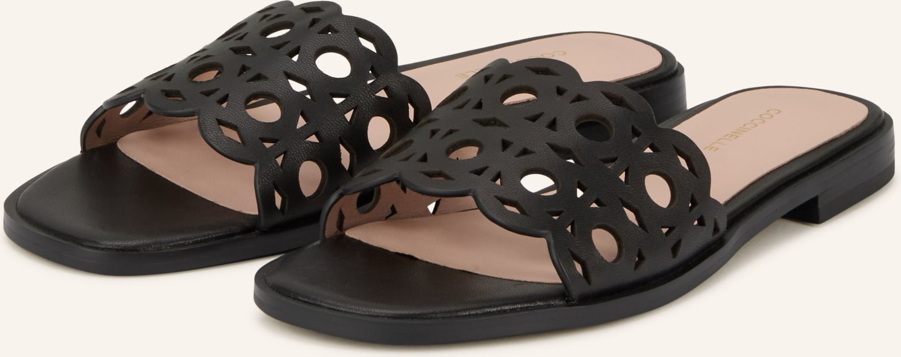 Coccinelle Pantoletten schwarz