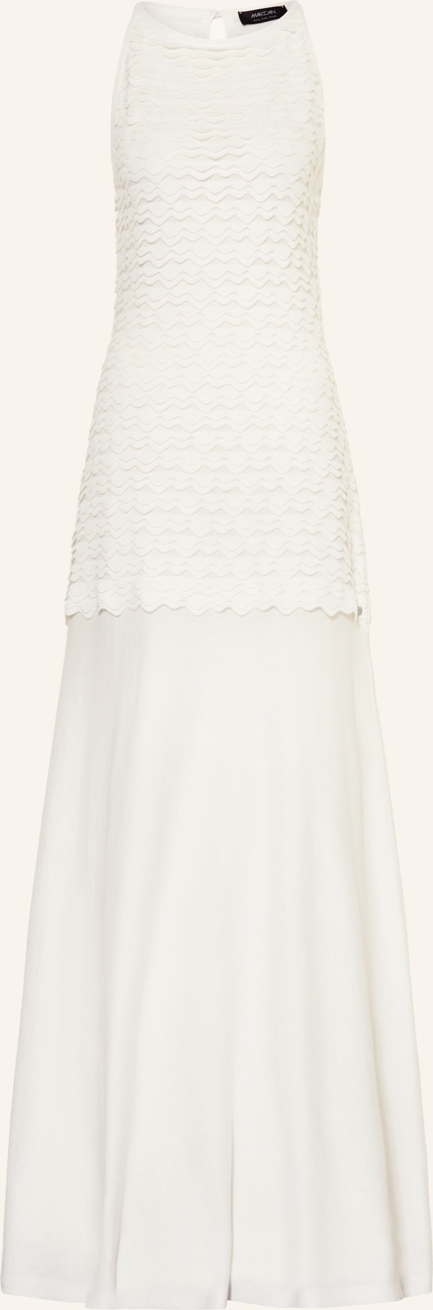 Marc Cain Strickkleid Mit Glitzergarn weiss