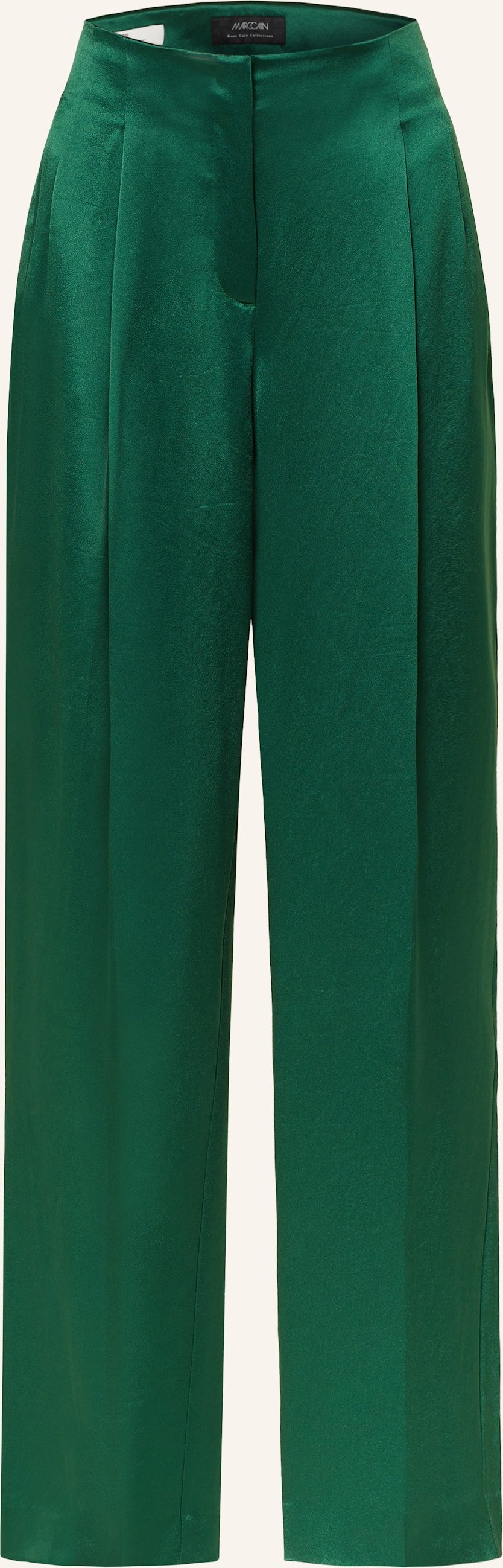 Marc Cain Marlenehose Aus Satin gruen