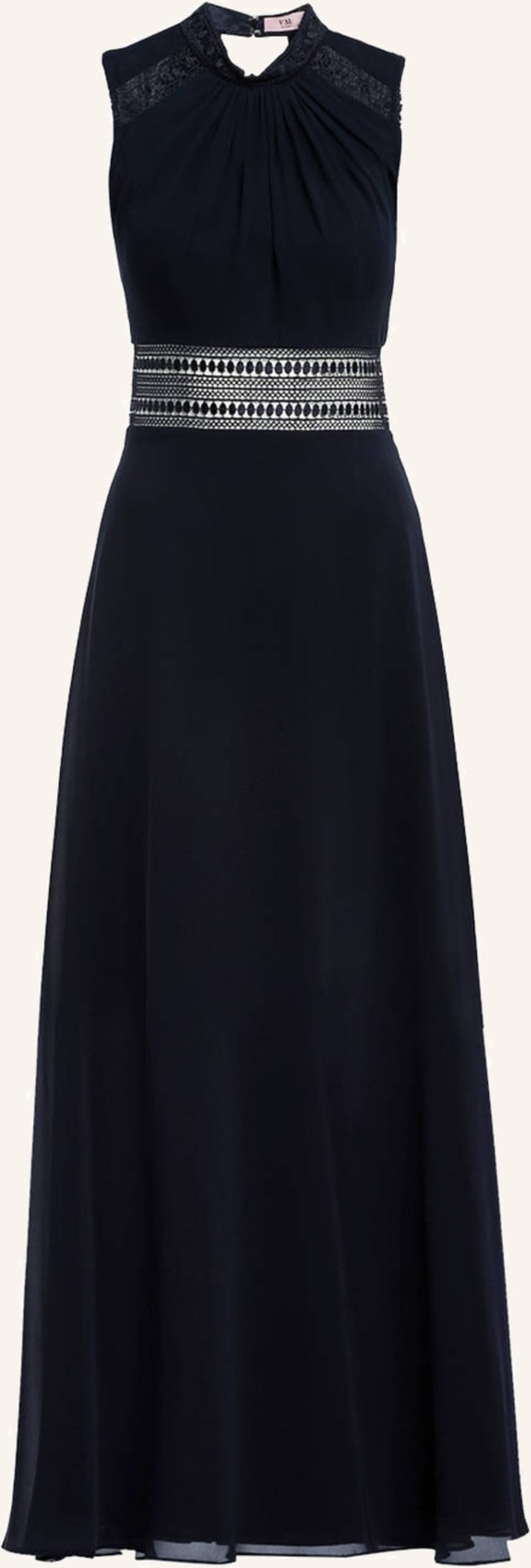 Thumbnail - Vm Vera Mont Abendkleid Mit Häkelspitze blau
