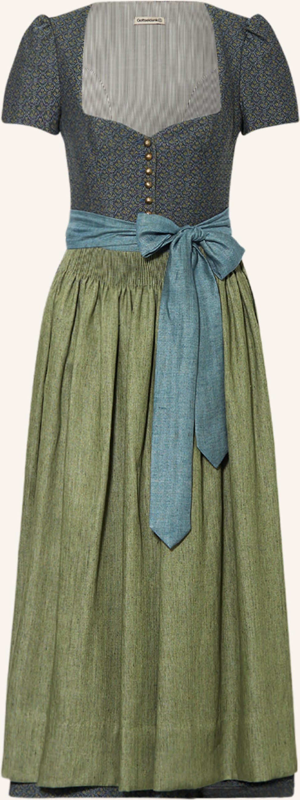 Gottseidank Dirndl Evi blau