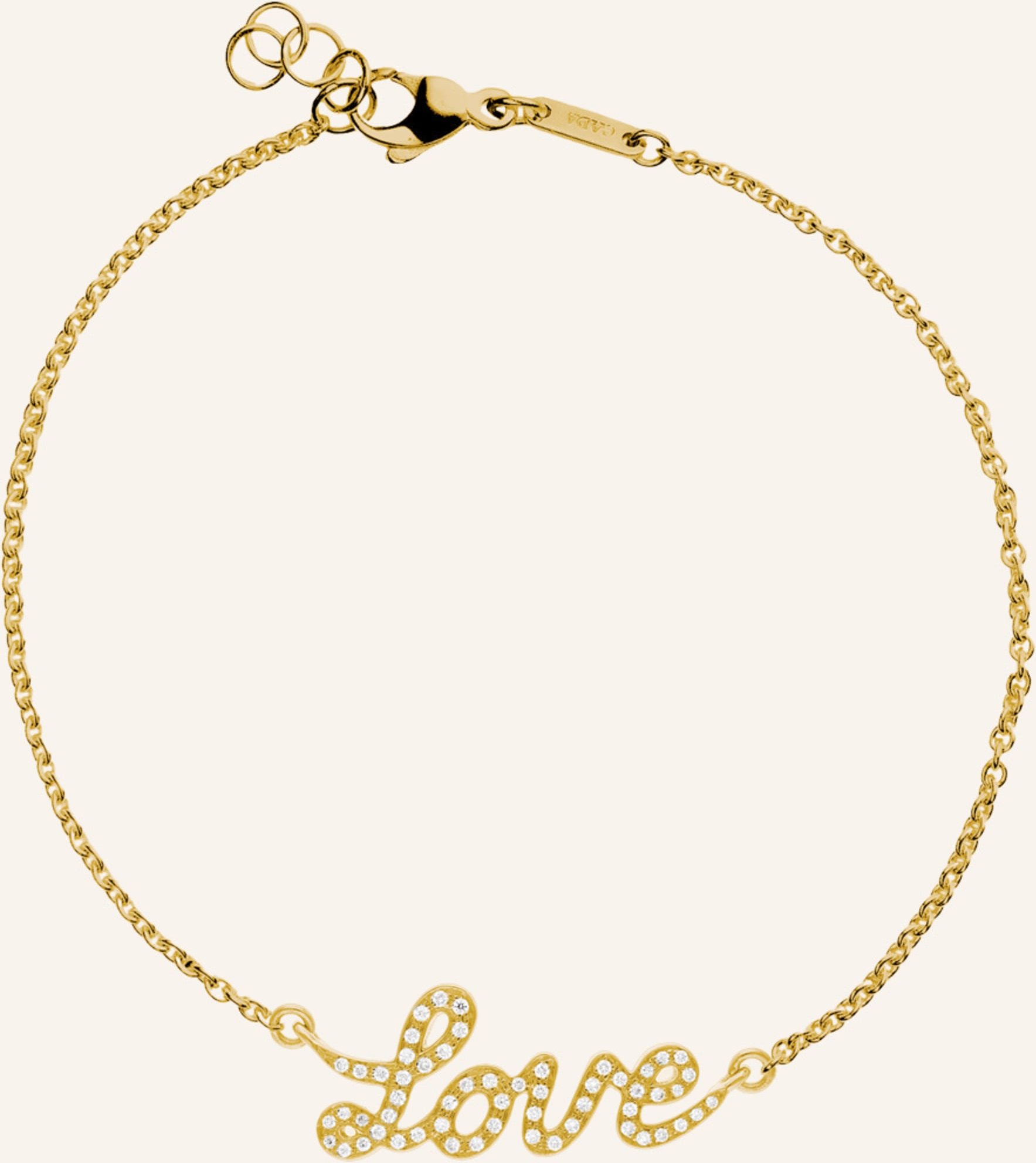 Cada Armband Tiny Love gold