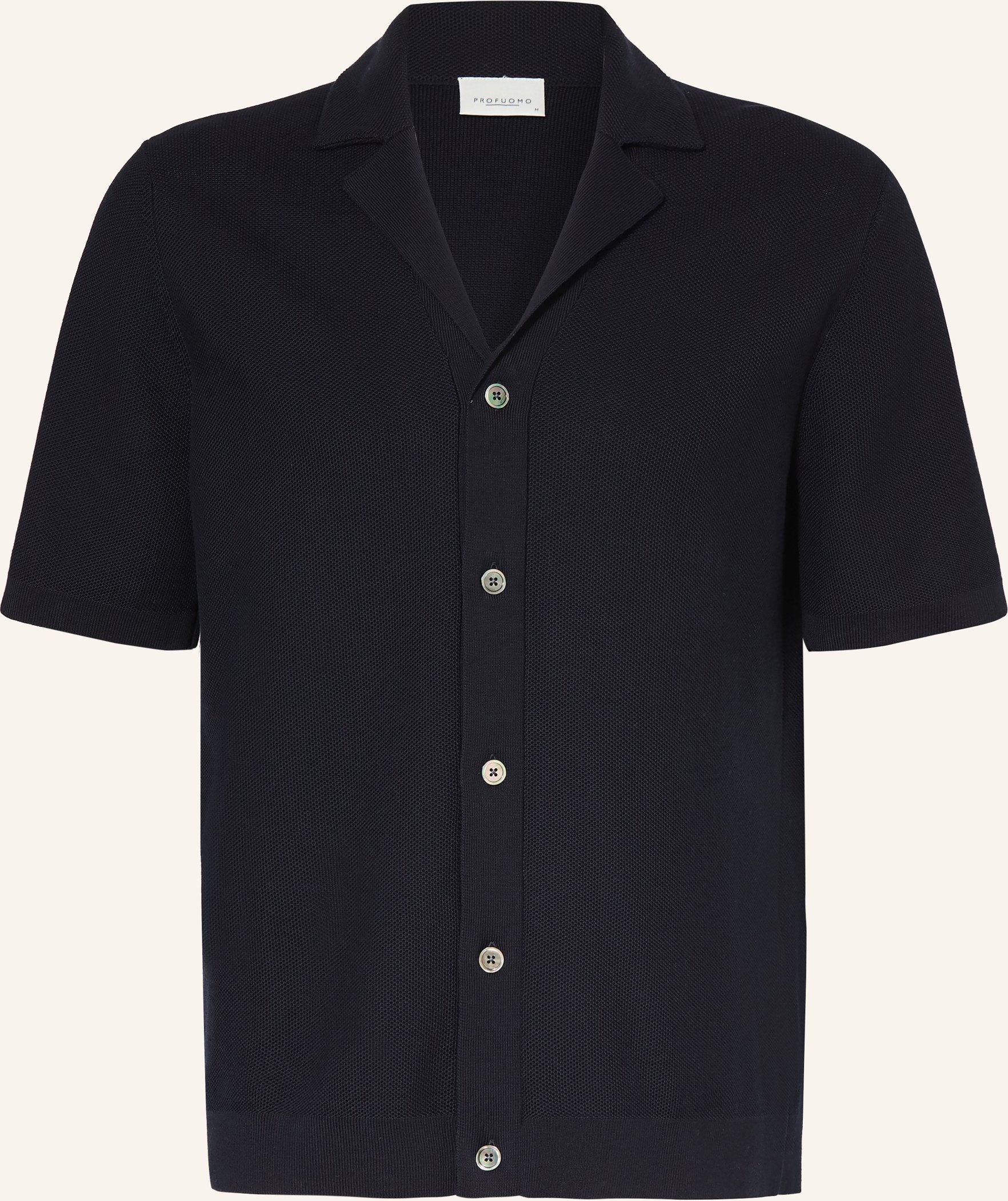 Profuomo Resorthemd Regular Fit blau