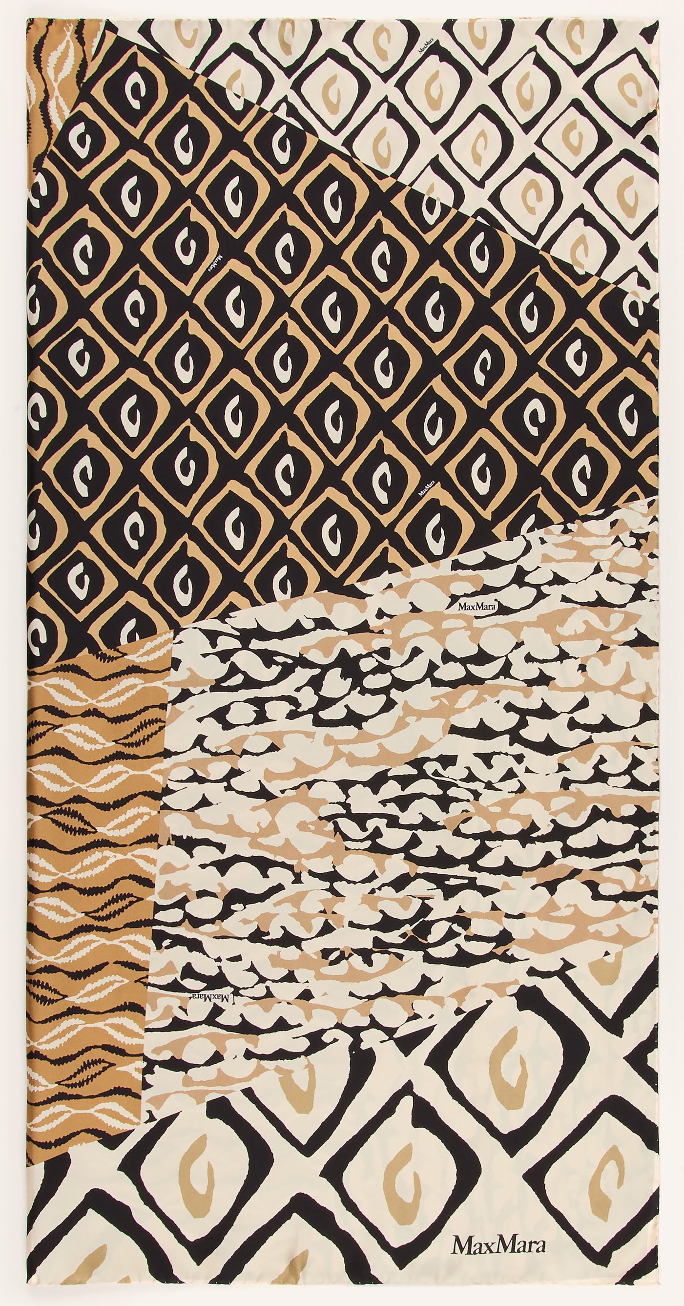 Max Mara Seidentuch Carre90W1 beige