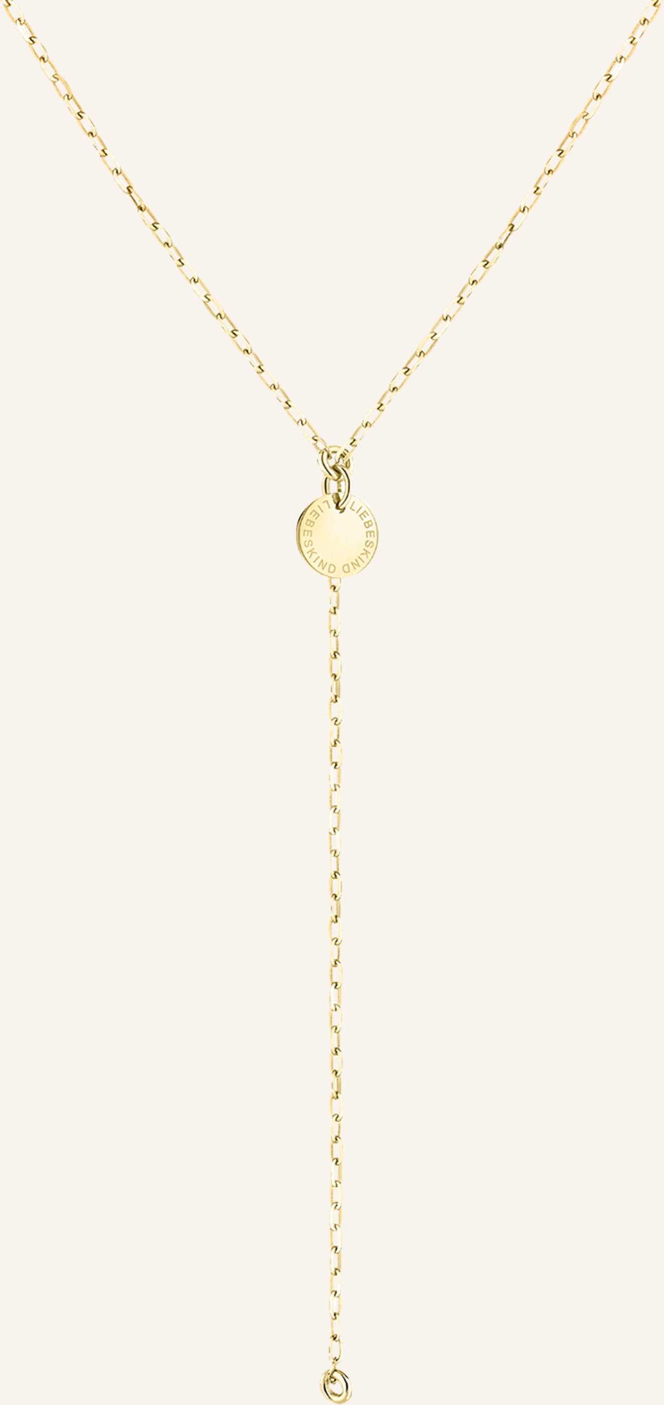 Thumbnail - Liebeskind Halskette Aus 375/Ooo Gold gold