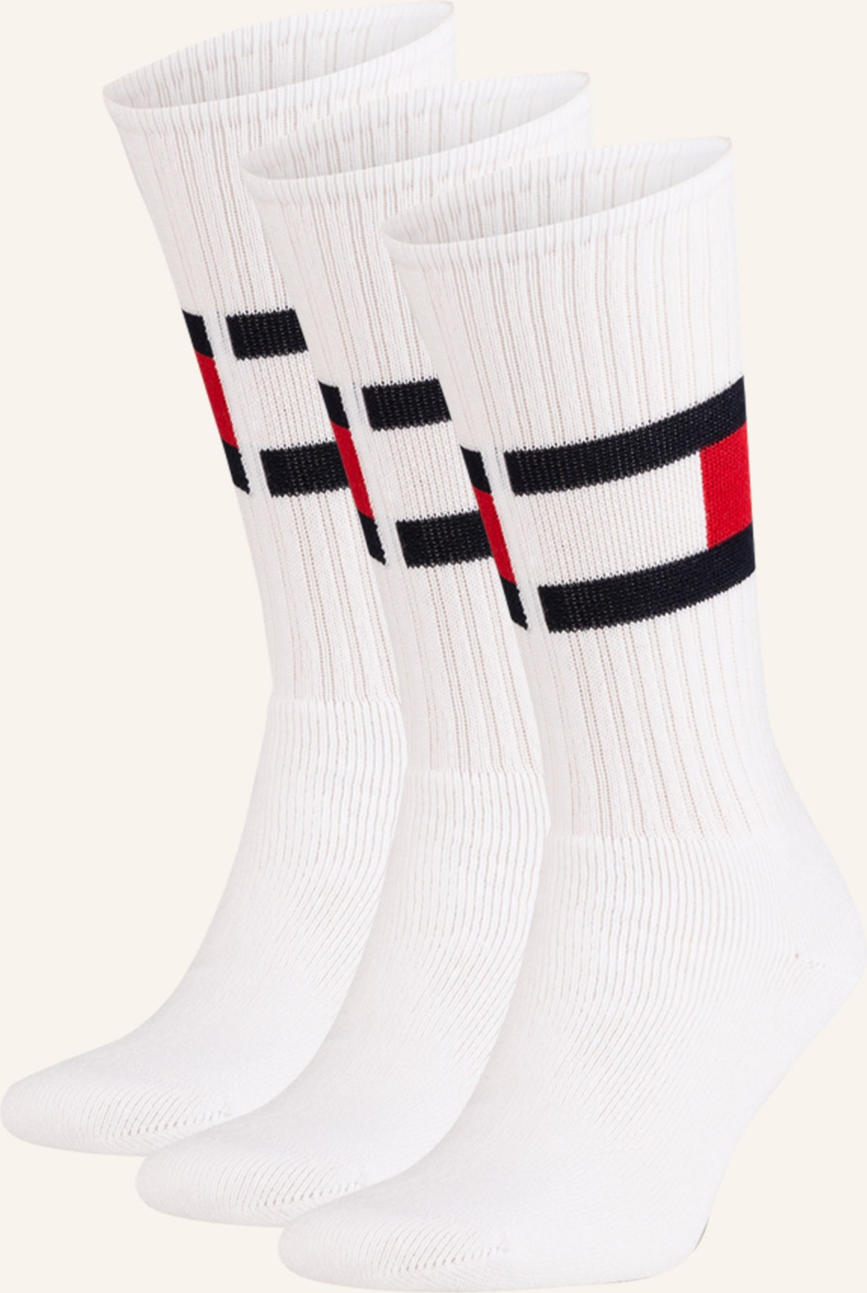 Thumbnail - Tommy Hilfiger 3er-Pack Strümpfe weiss