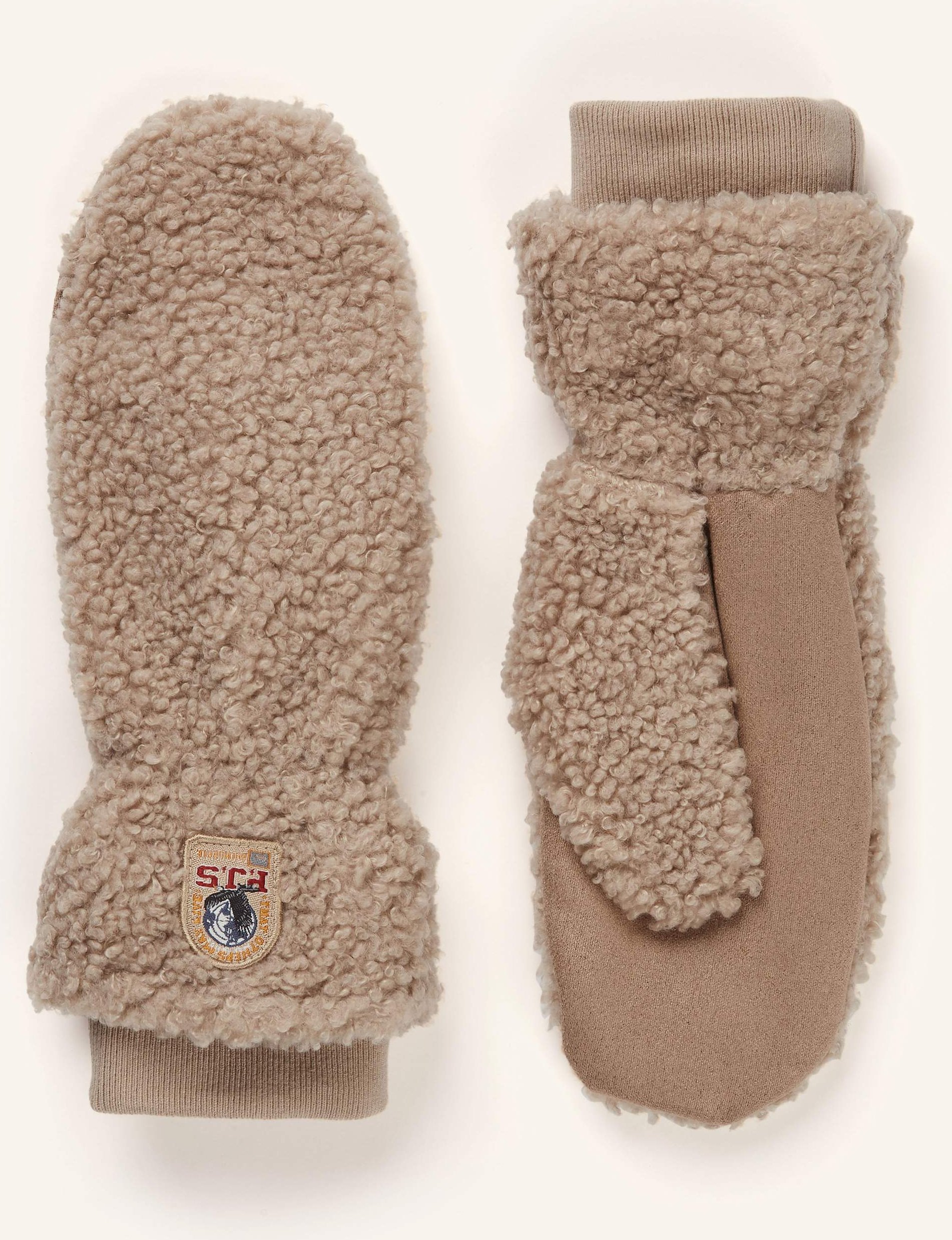 Parajumpers Fäustlinge Power Mit Teddyfell beige