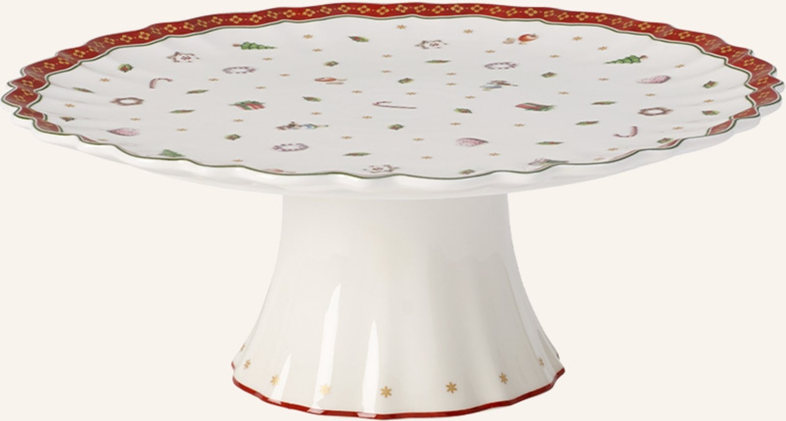 Thumbnail - Villeroy & Boch Kuchenplatte Auf Fuß Toy's Delight rot