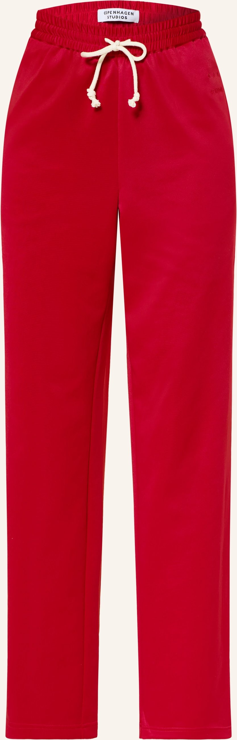 Copenhagen Studios Track Pants Mit Galonstreifen rot
