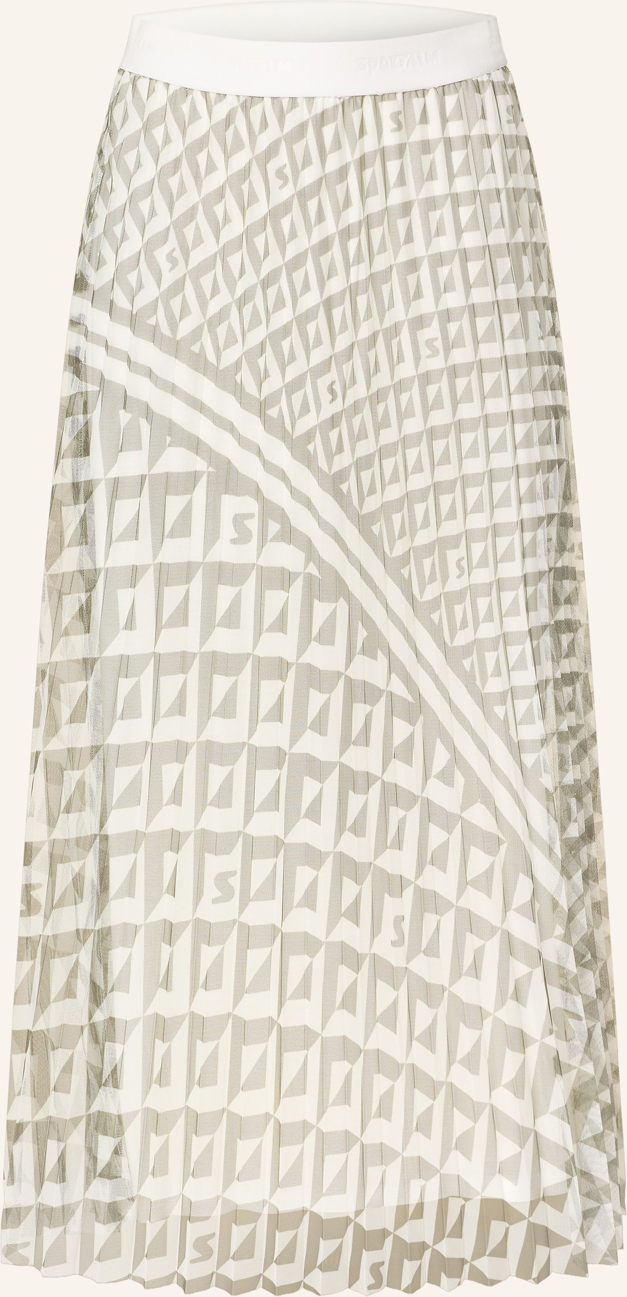 Sportalm Plisseerock Aus Mesh gruen