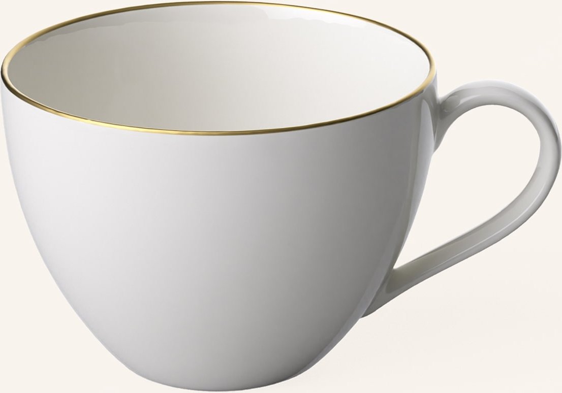 Villeroy & Boch Kaffeeobertasse Anmut Gold weiss