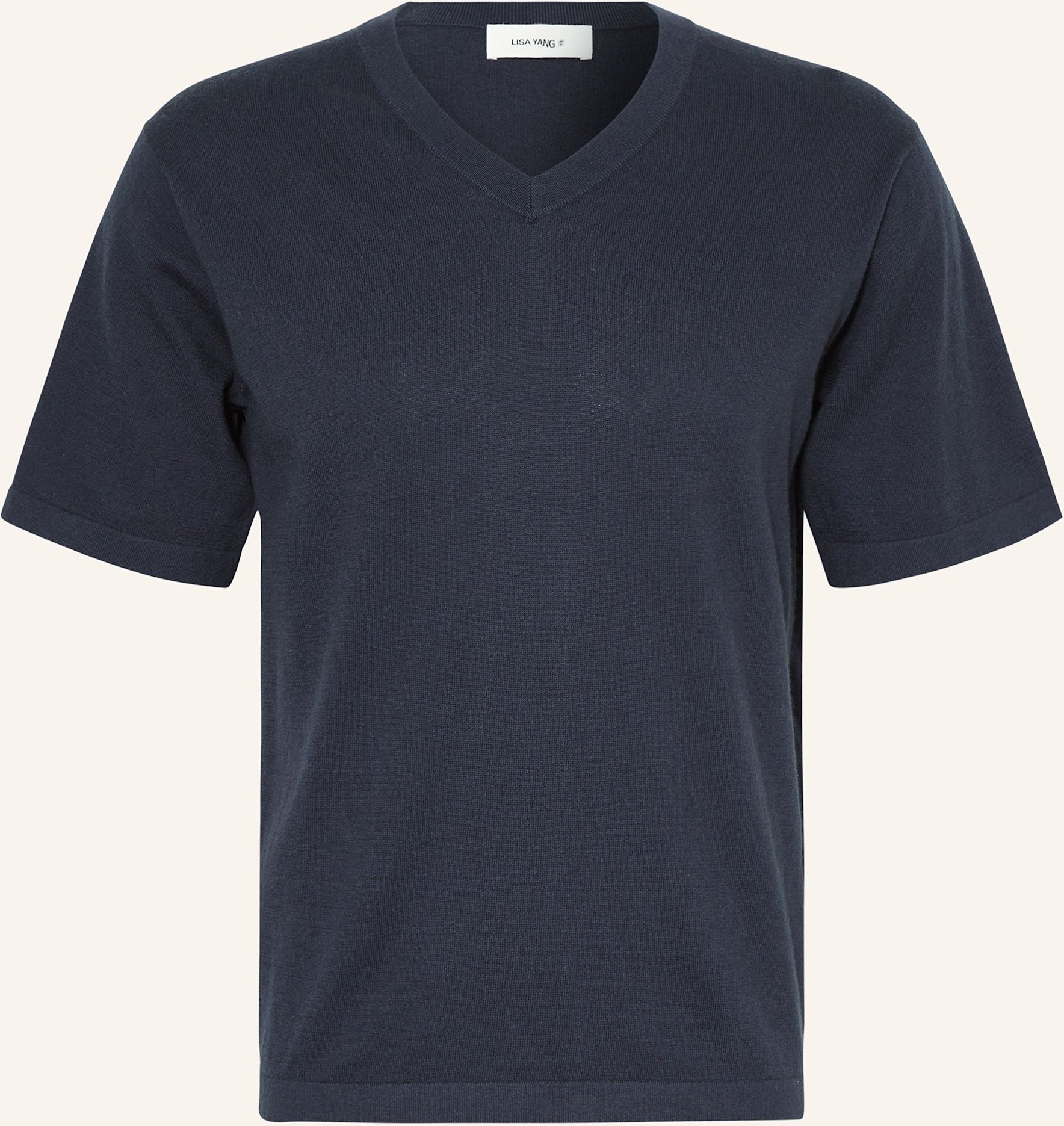 Thumbnail - Lisa Yang Strickshirt Brayden Mit Cashmere blau