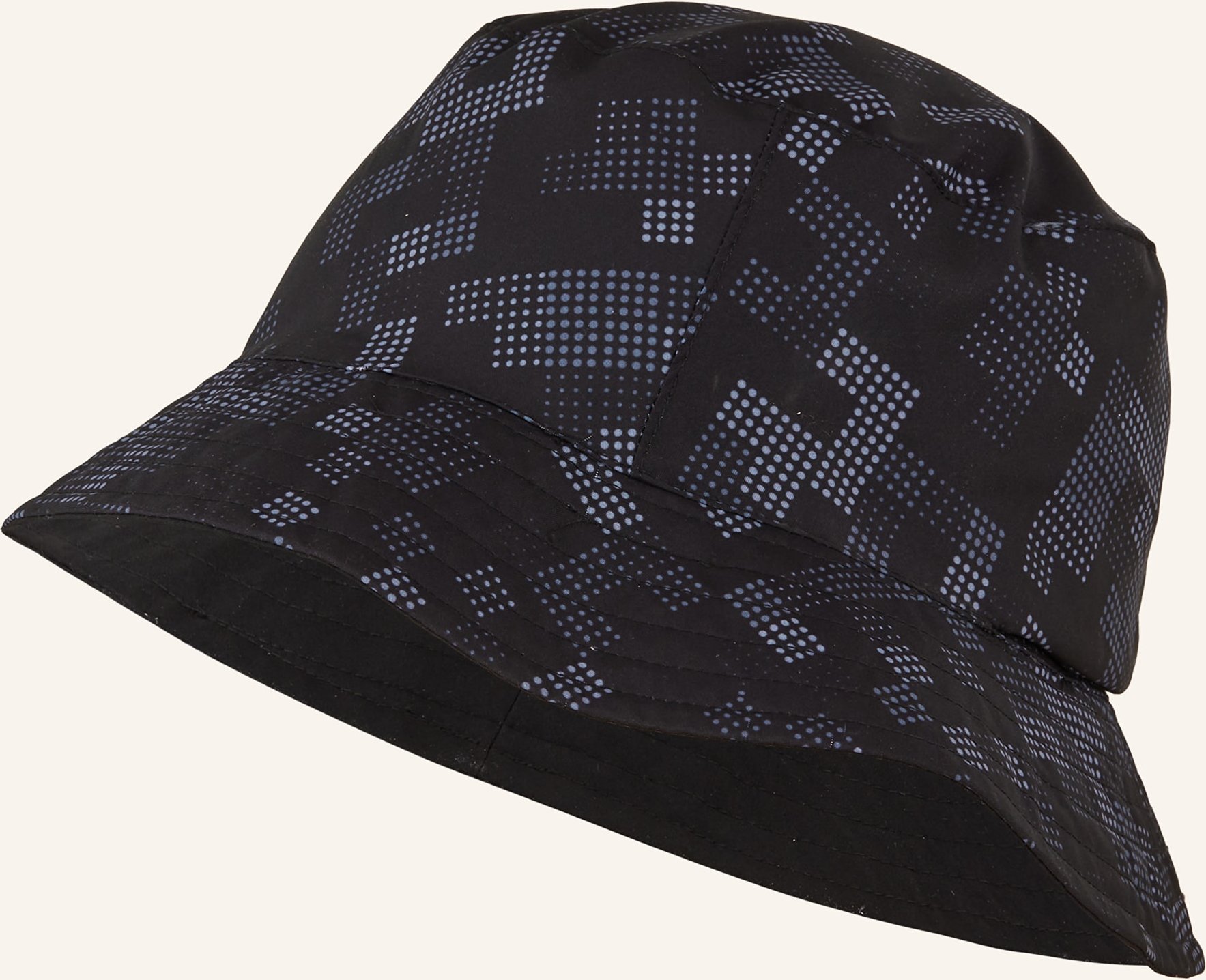 Thumbnail - P.A.C. Bucket-Hat Ledras Zum Wenden schwarz