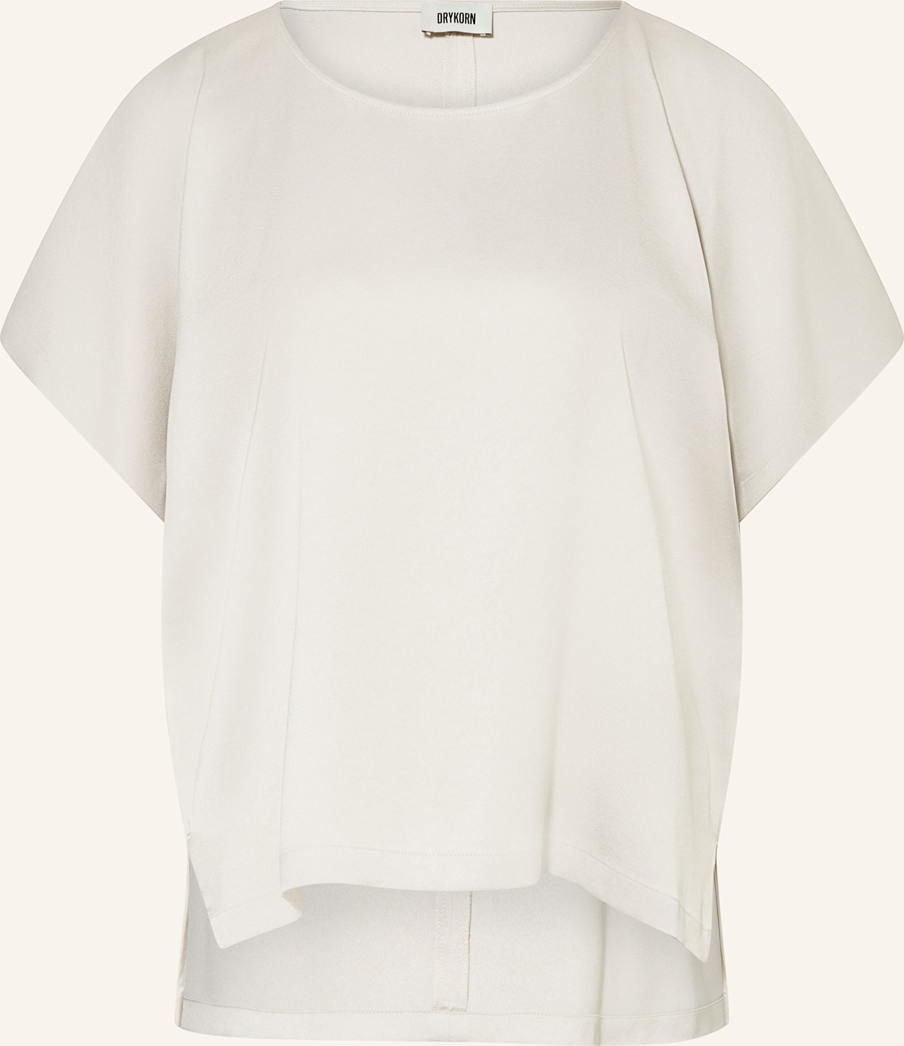 Drykorn Blusenshirt Coramy Aus Satin grau