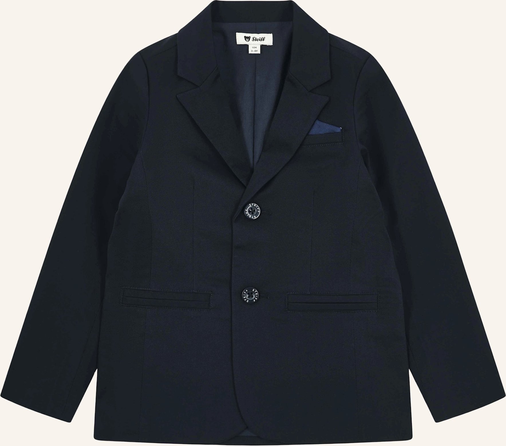 Steiff Strickjacke Dinosaur blau