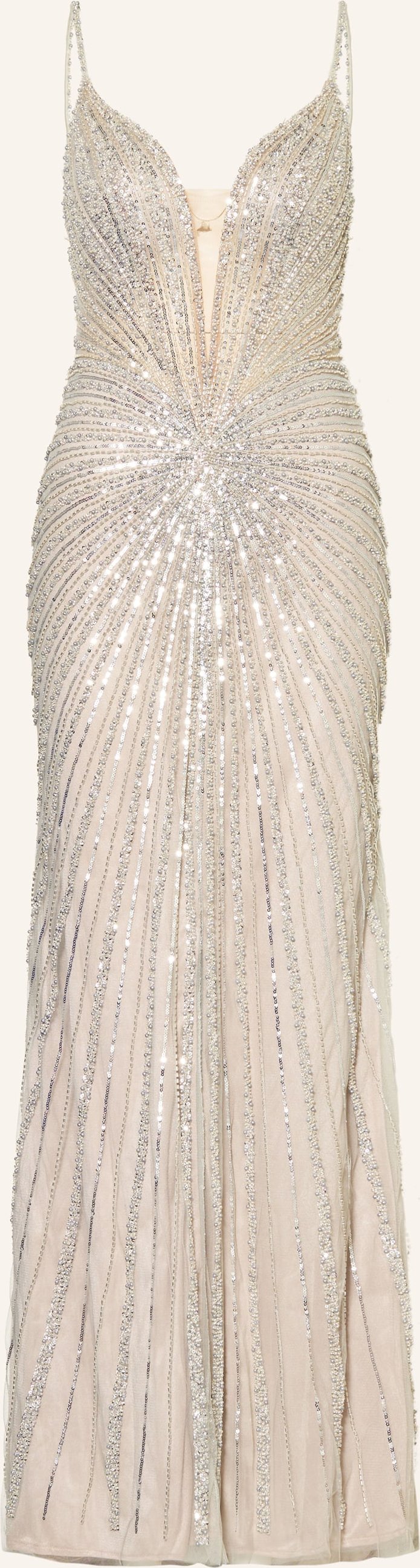 Hey Kyla Abendkleid Mit Schmuckperlen Und Pailletten silber