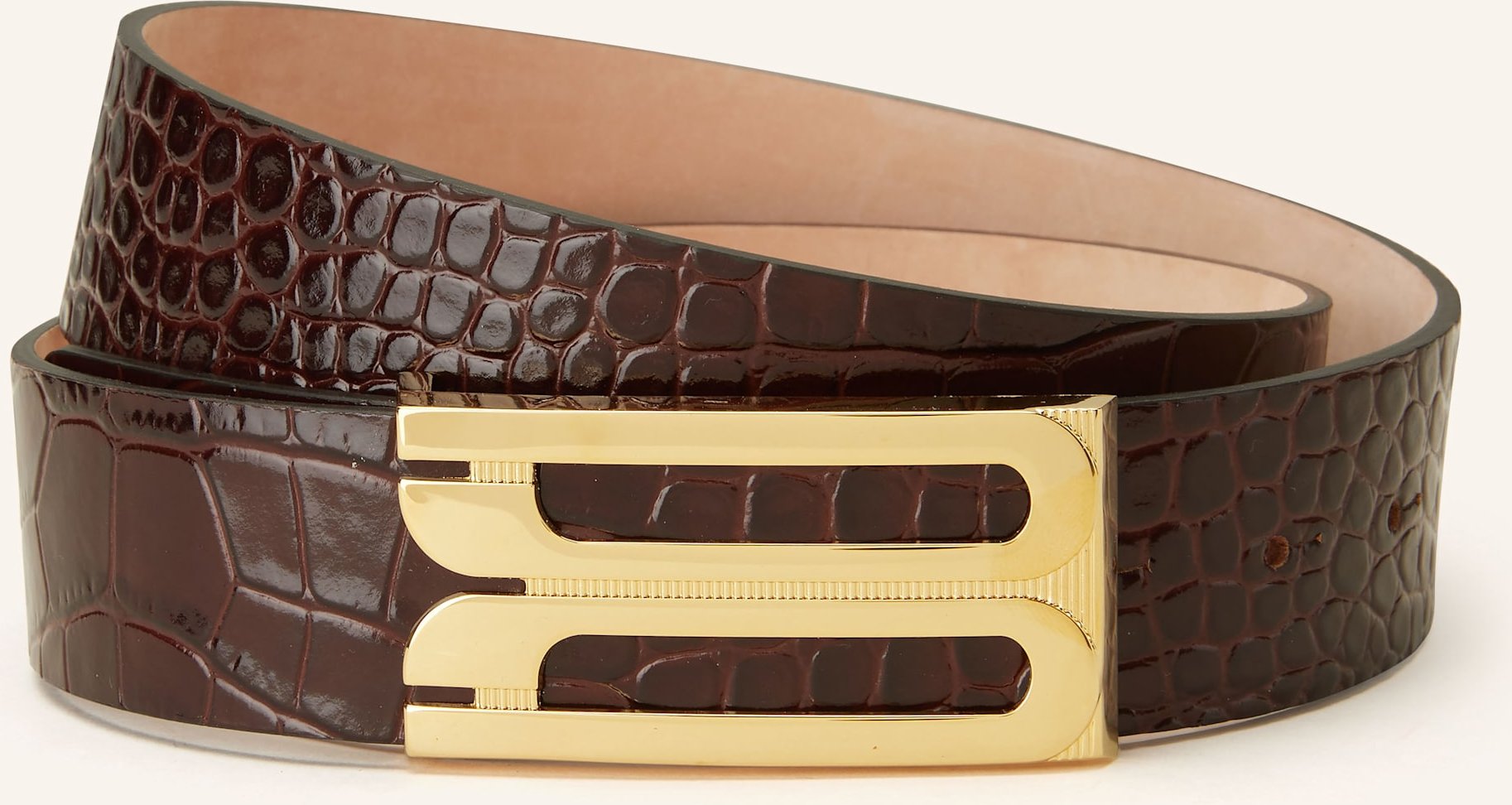 Victoria Beckham Ledergürtel braun