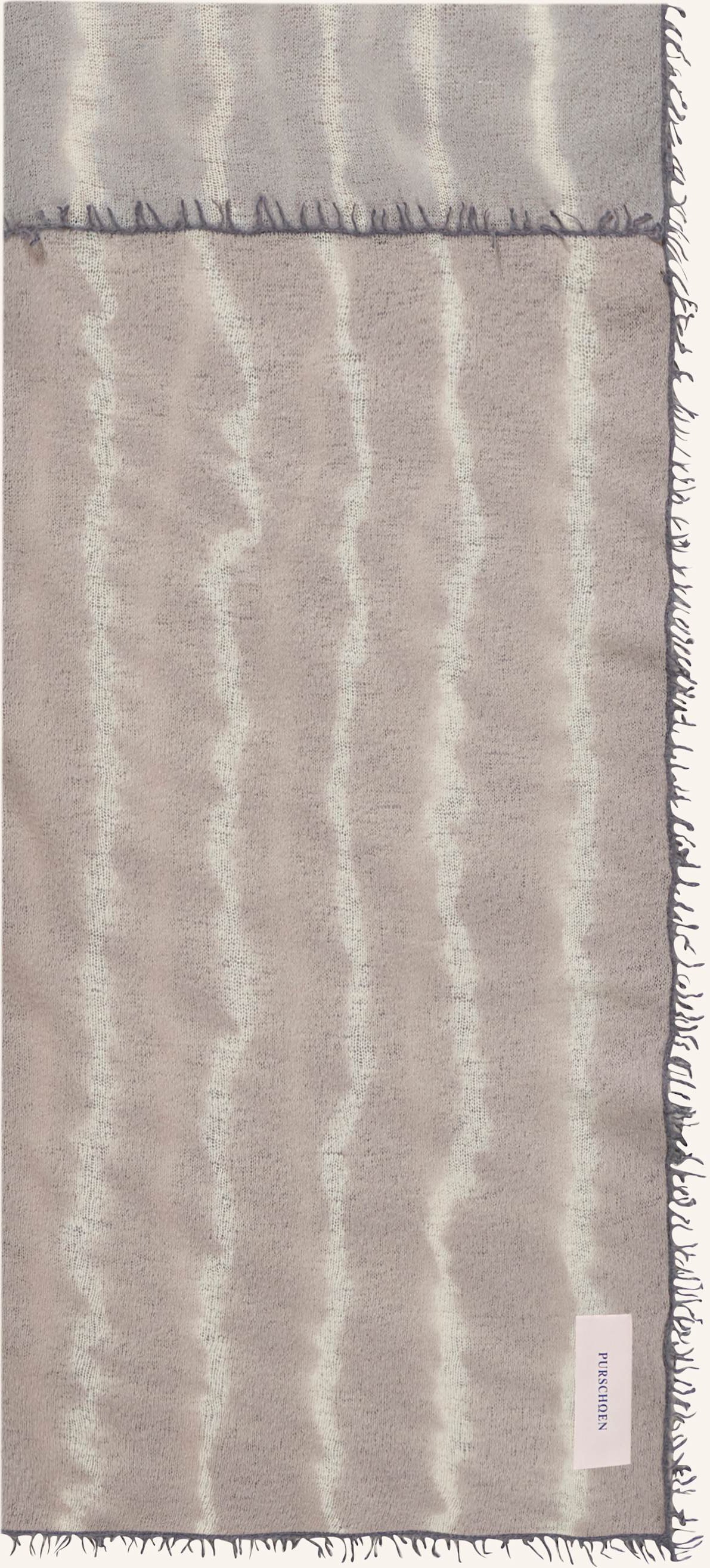 Purschoen Cashmere-Schal Miss Patch grau