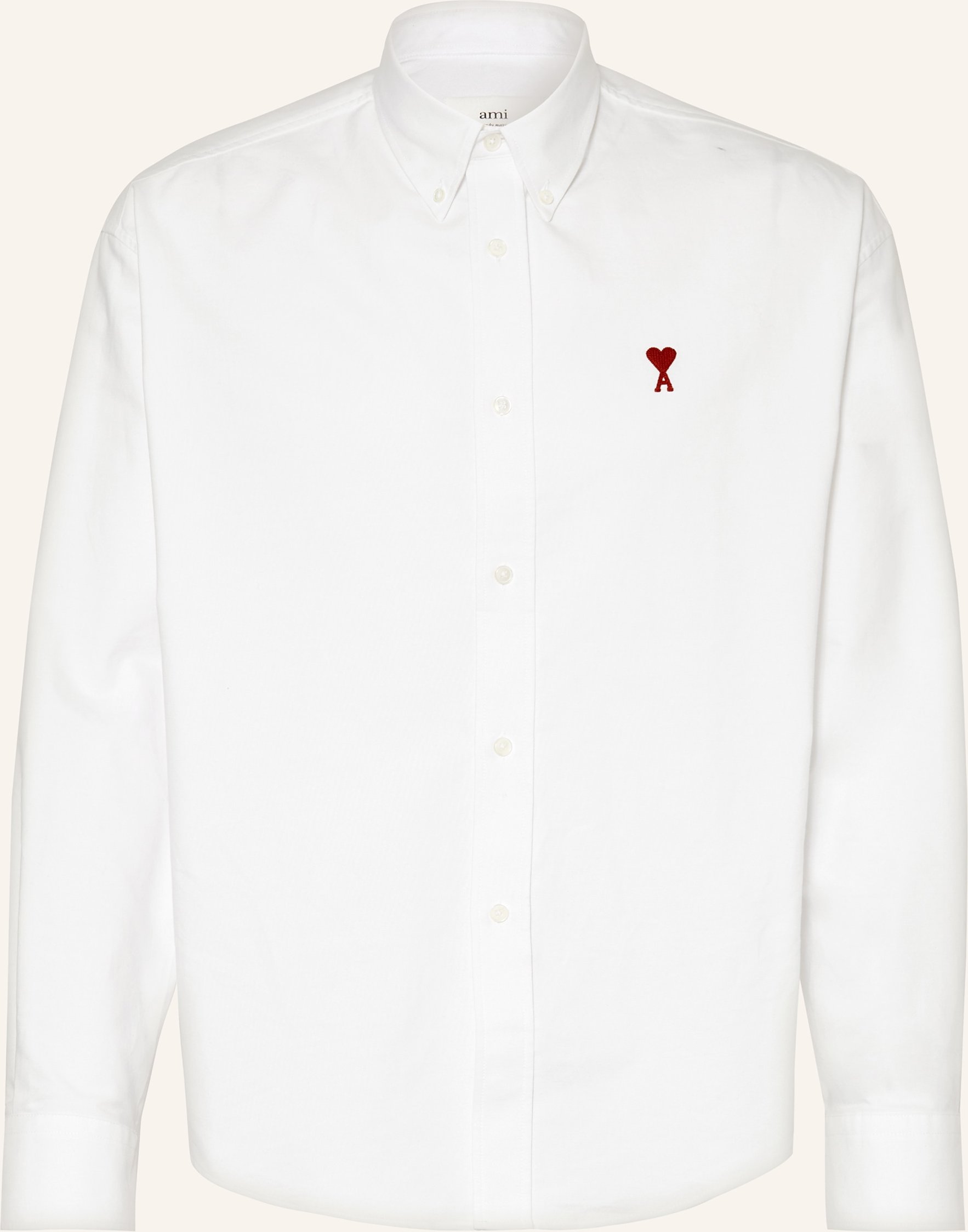 Ami Paris Oxfordhemd Classic Fit weiss