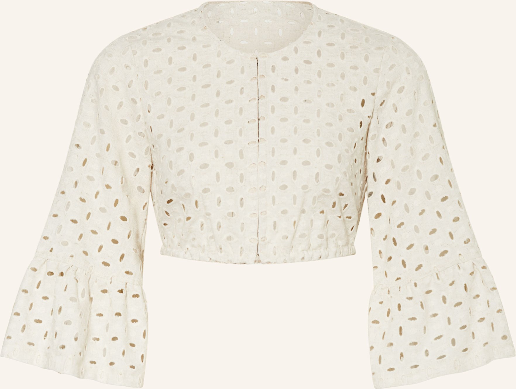 Sportalm Dirndlbluse Aus Lochspitze beige