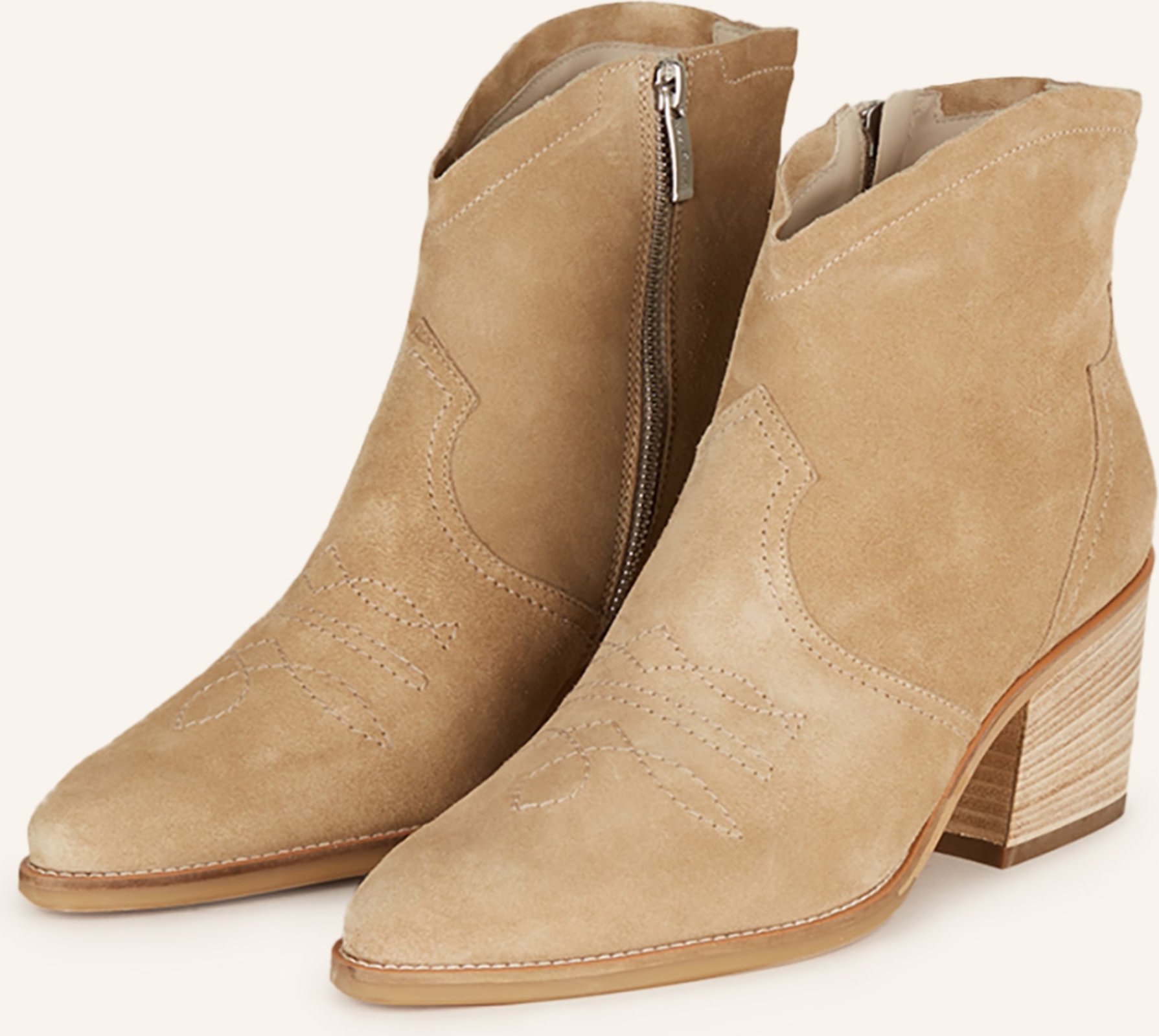 Paul Green Cowboy Boots beige