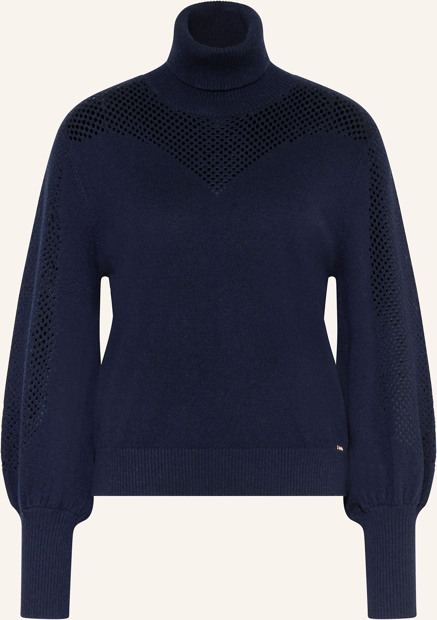 Thumbnail - Ivi Collection Rollkragenpullover blau