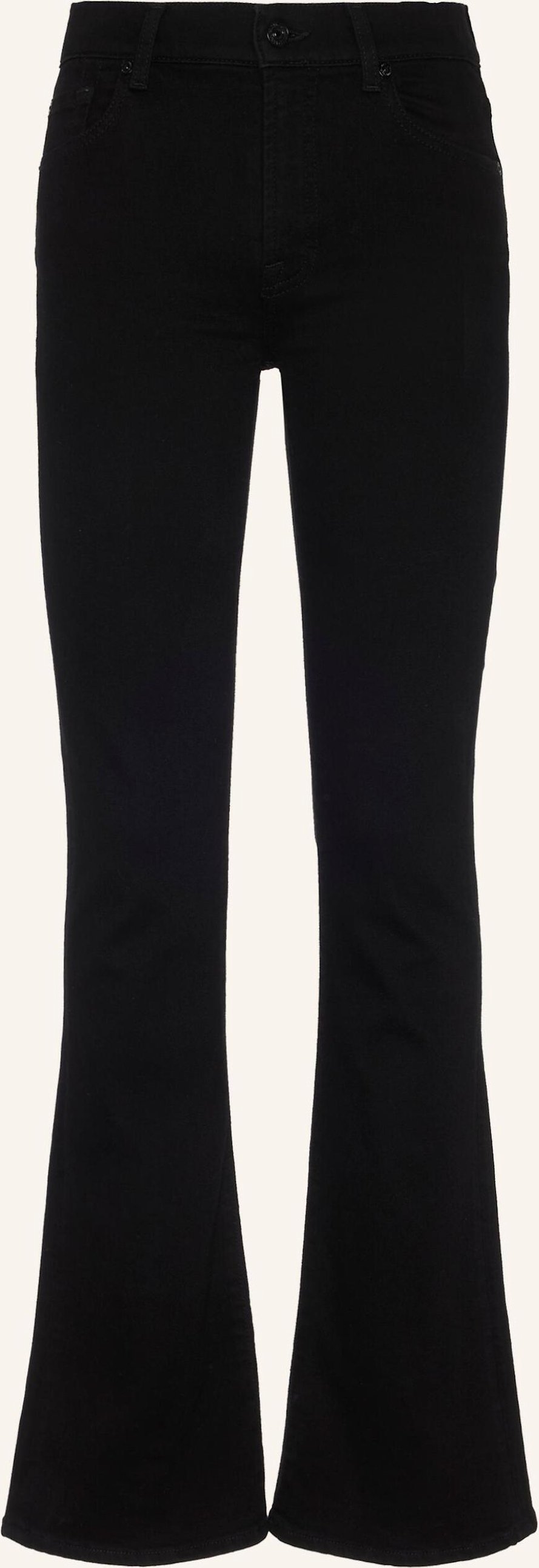 7 For All Mankind Bootcut Jeans Bootcut schwarz