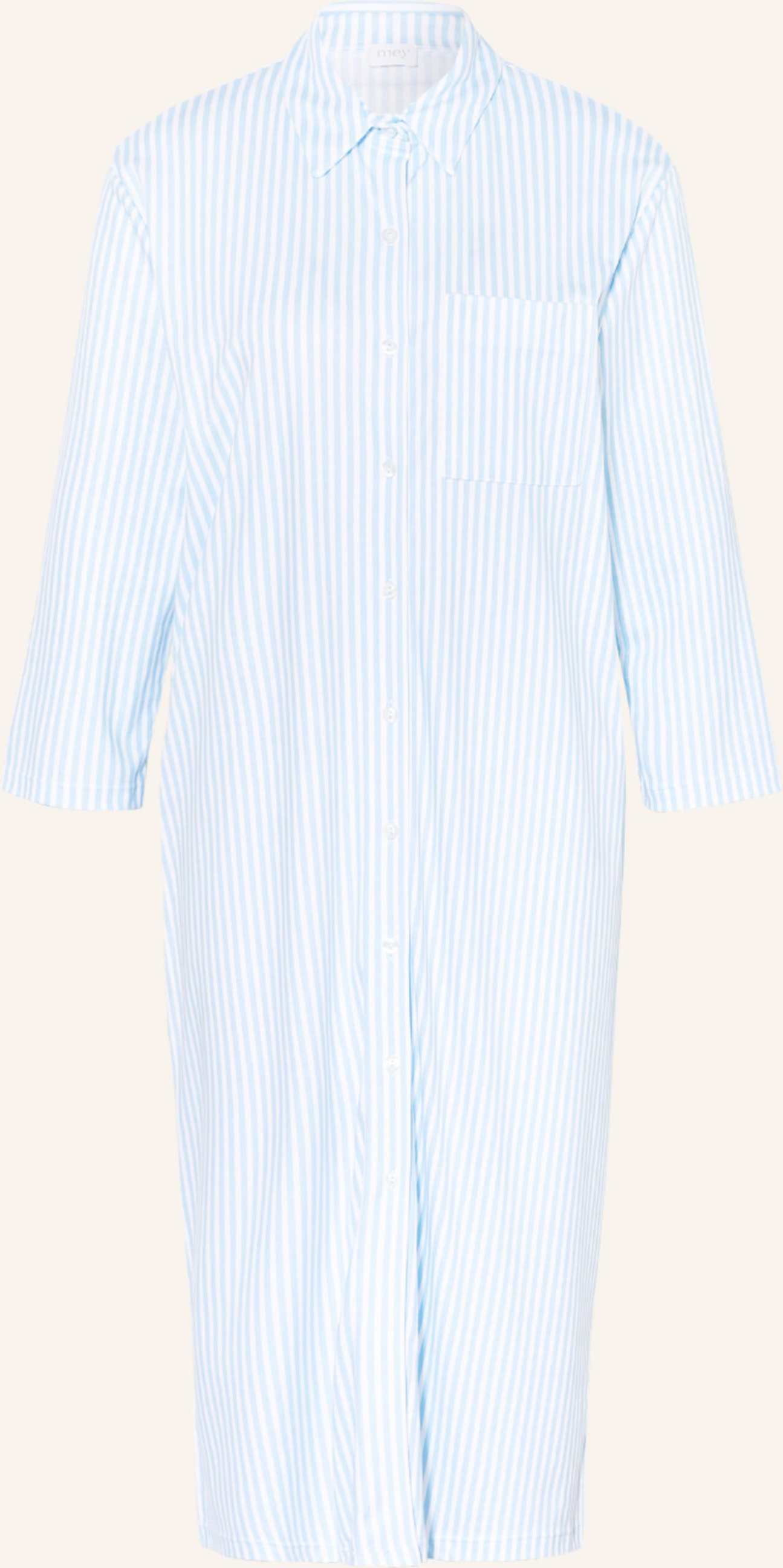 Mey Nachthemd Serie Sleepsation Mit 3/4-Arm blau