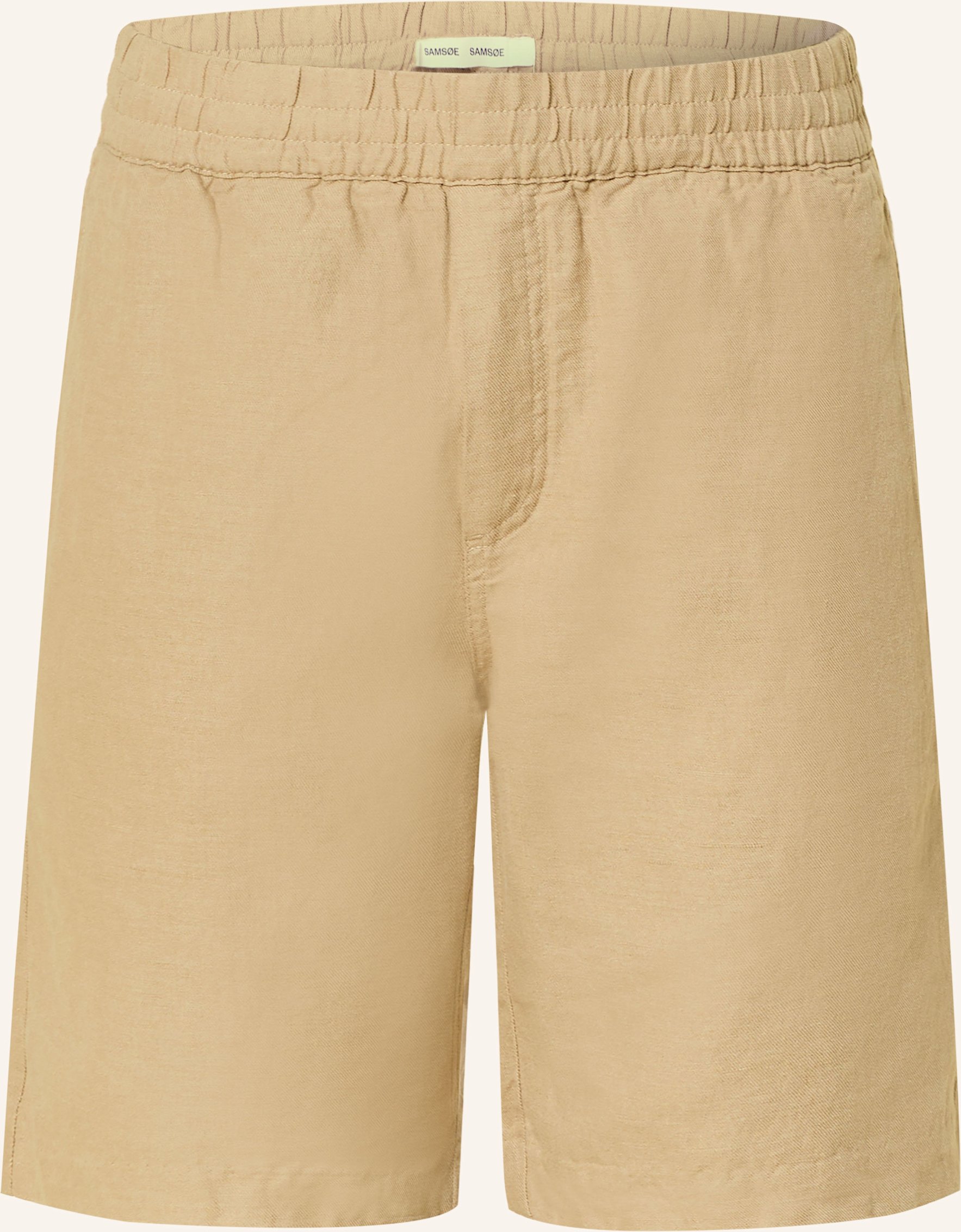 Samsøe Samsøe Shorts Smith Mit Leinen beige