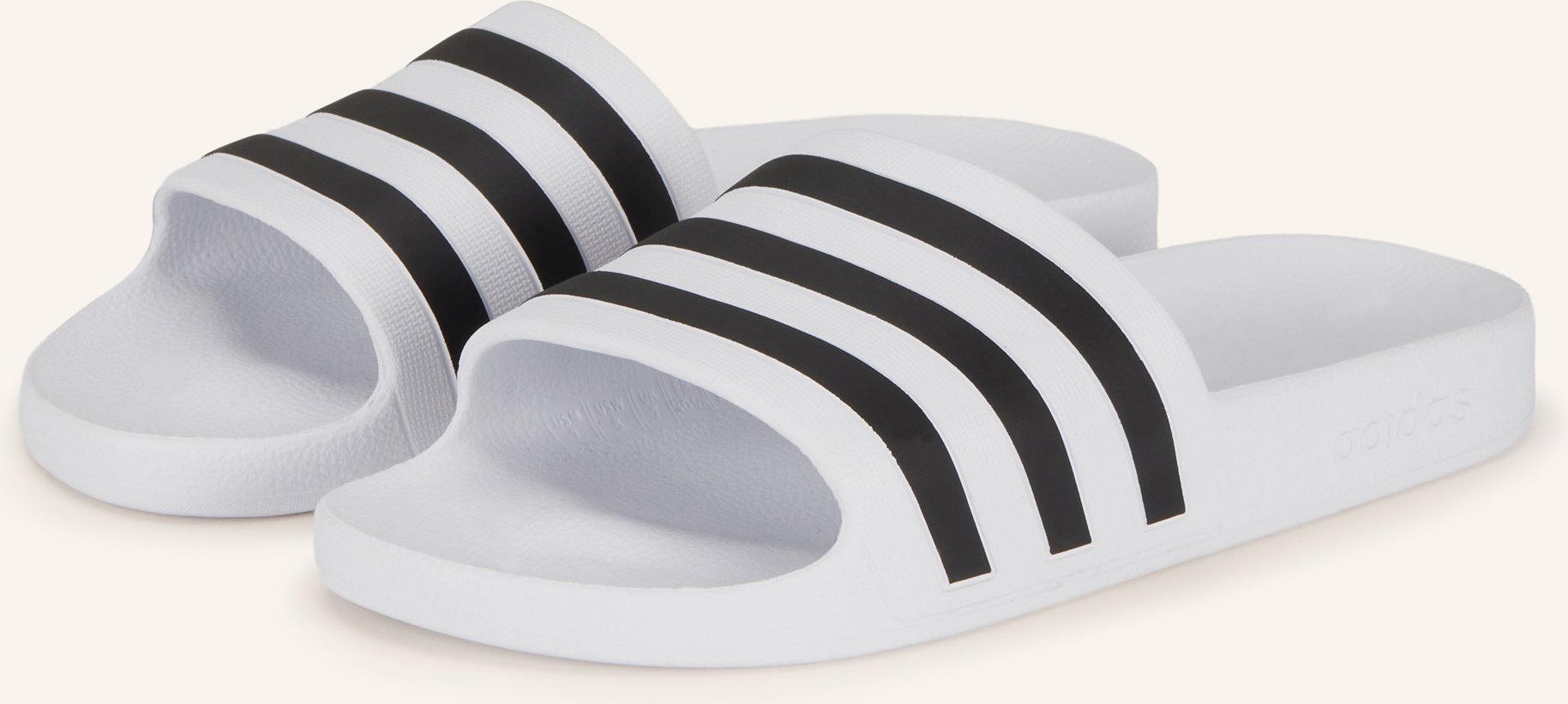 Thumbnail - Adidas Pantoletten Adilette Aqua weiss