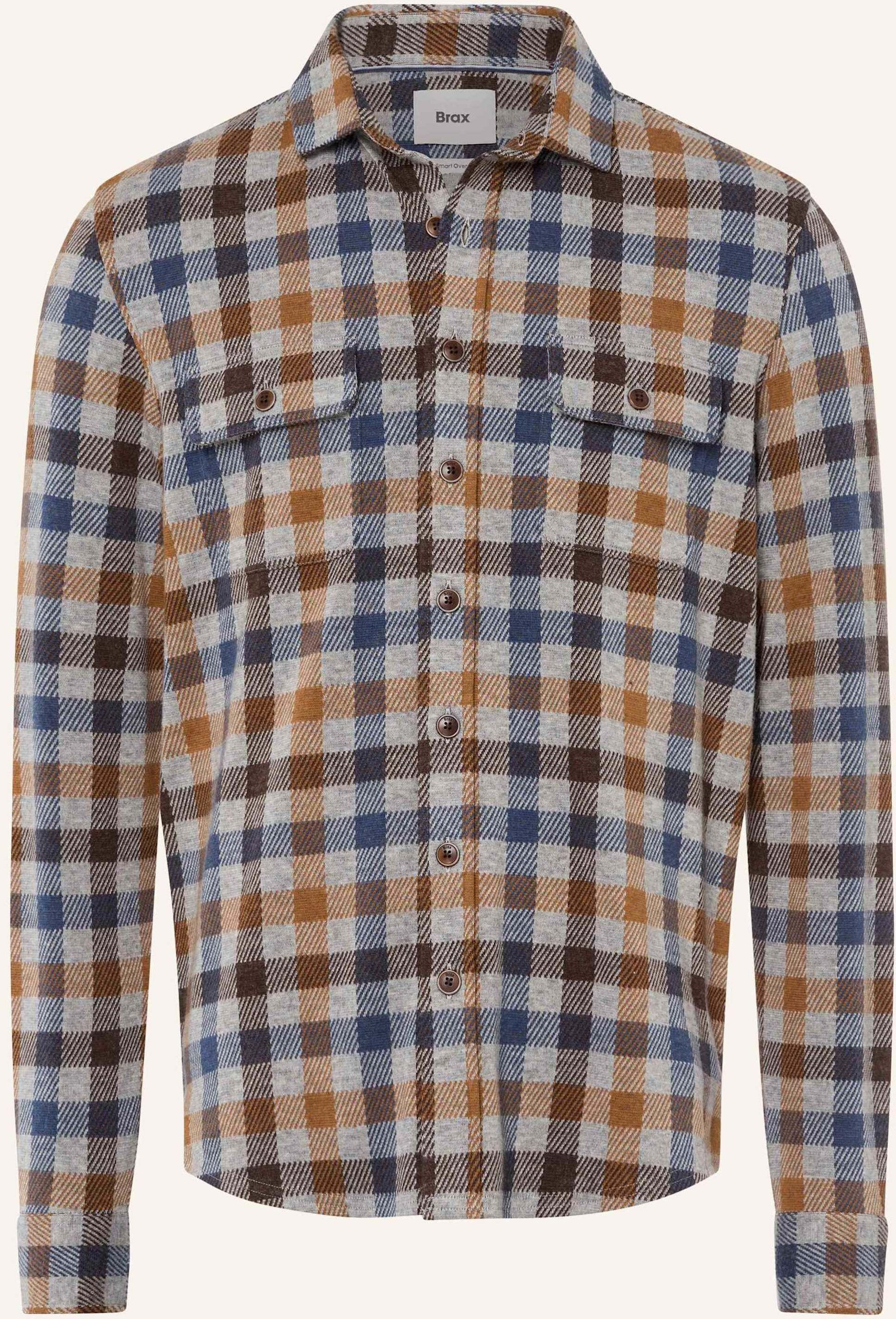Brax Overshirt Style Santiago braun