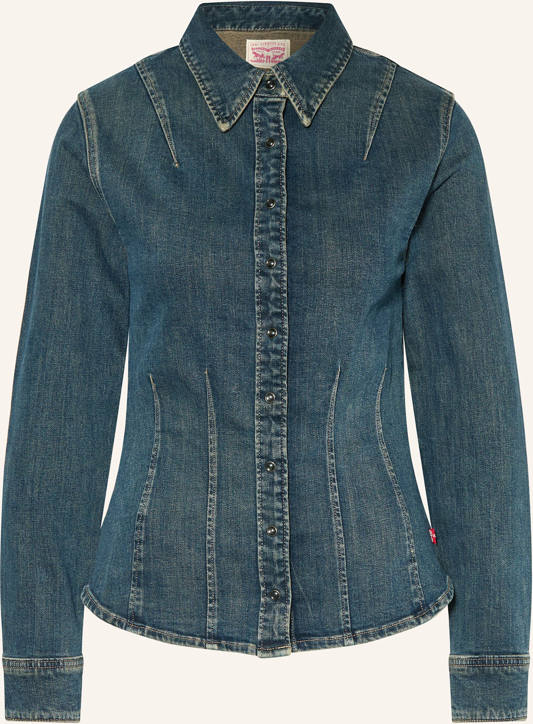 Levi's® Jeansbluse blau