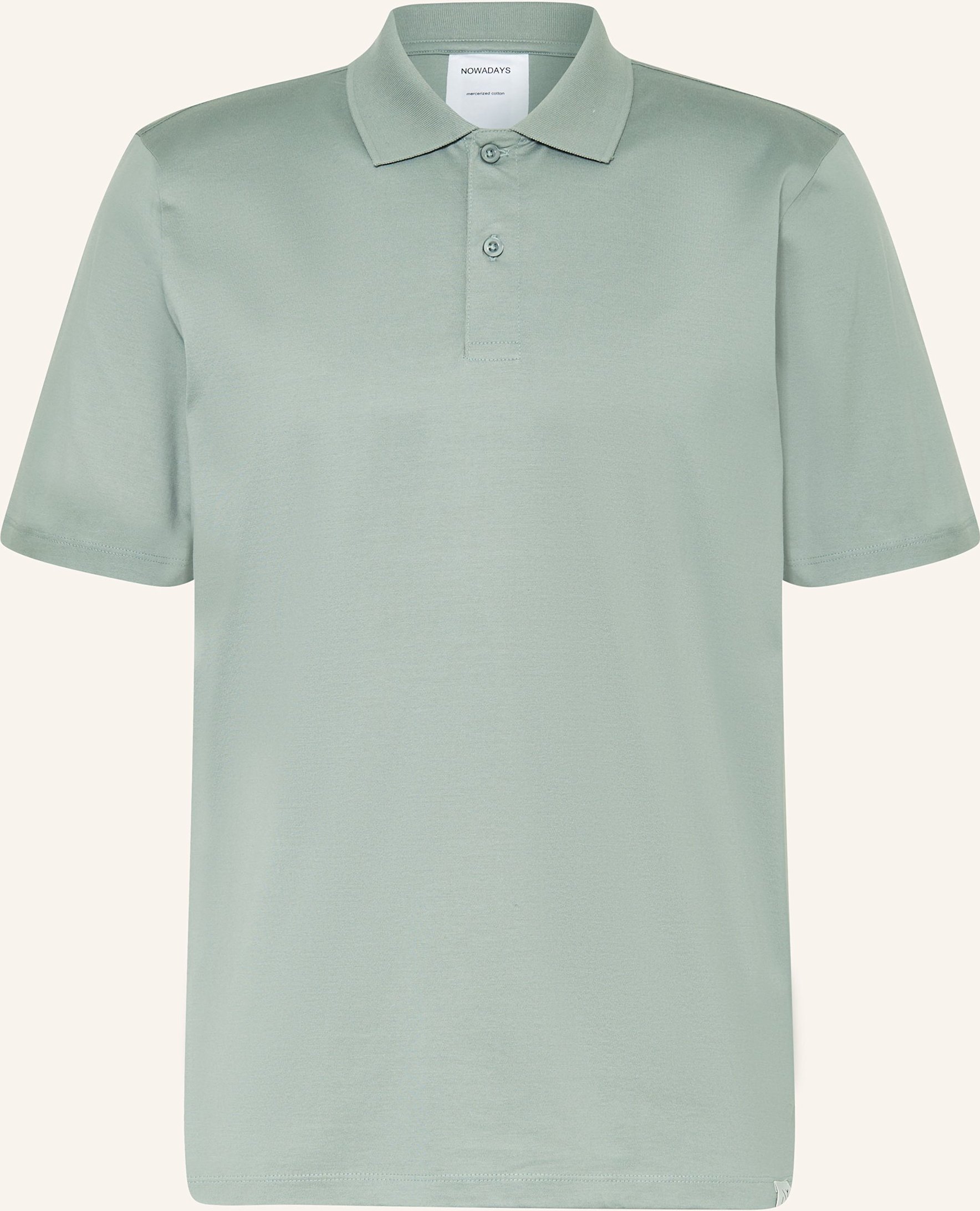 Nowadays Jersey-Poloshirt gruen