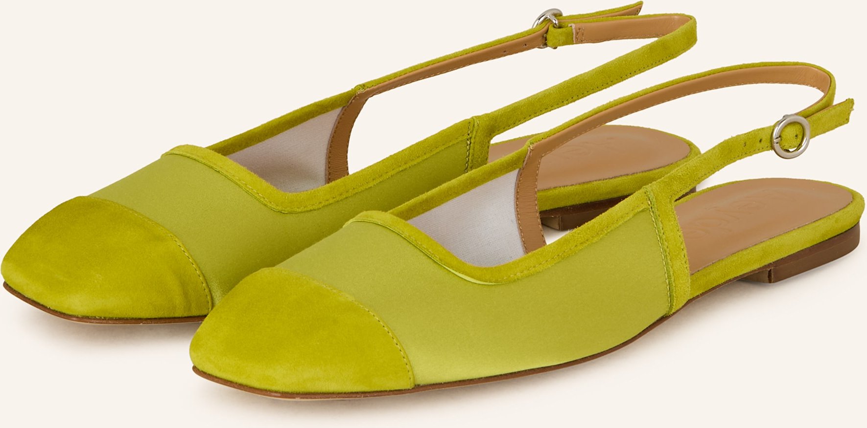 Aeyde Slingballerinas Geraldine gruen