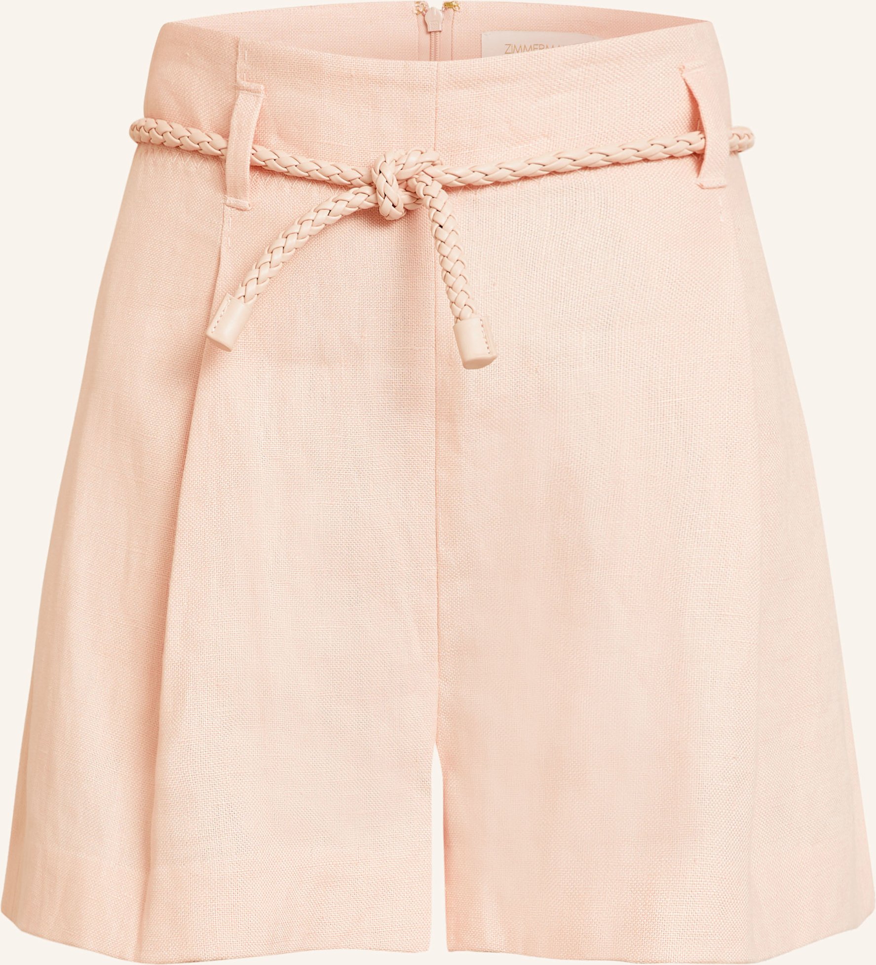 Zimmermann Leinenshorts Illuminate rosa