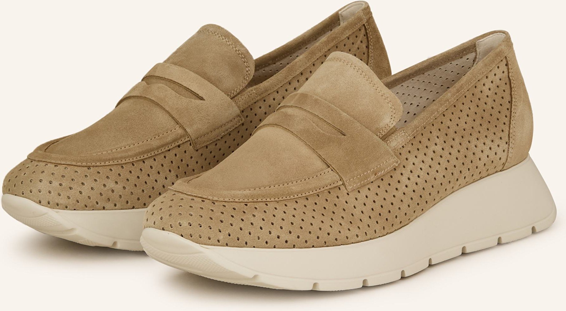 Thumbnail - Paul Green Penny-Loafer beige