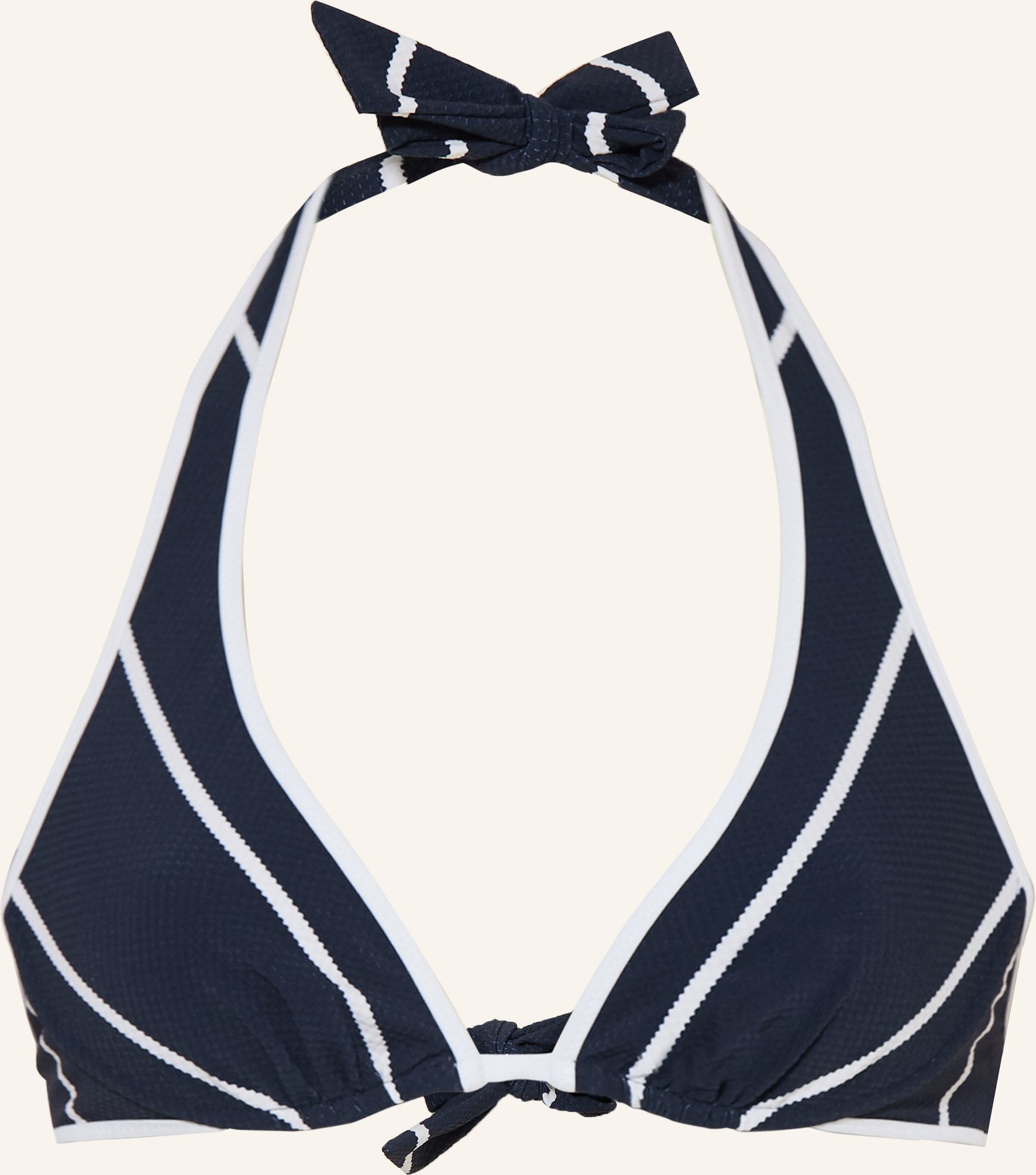 Watercult Bügel-Bikini-Top Coastal Lines blau